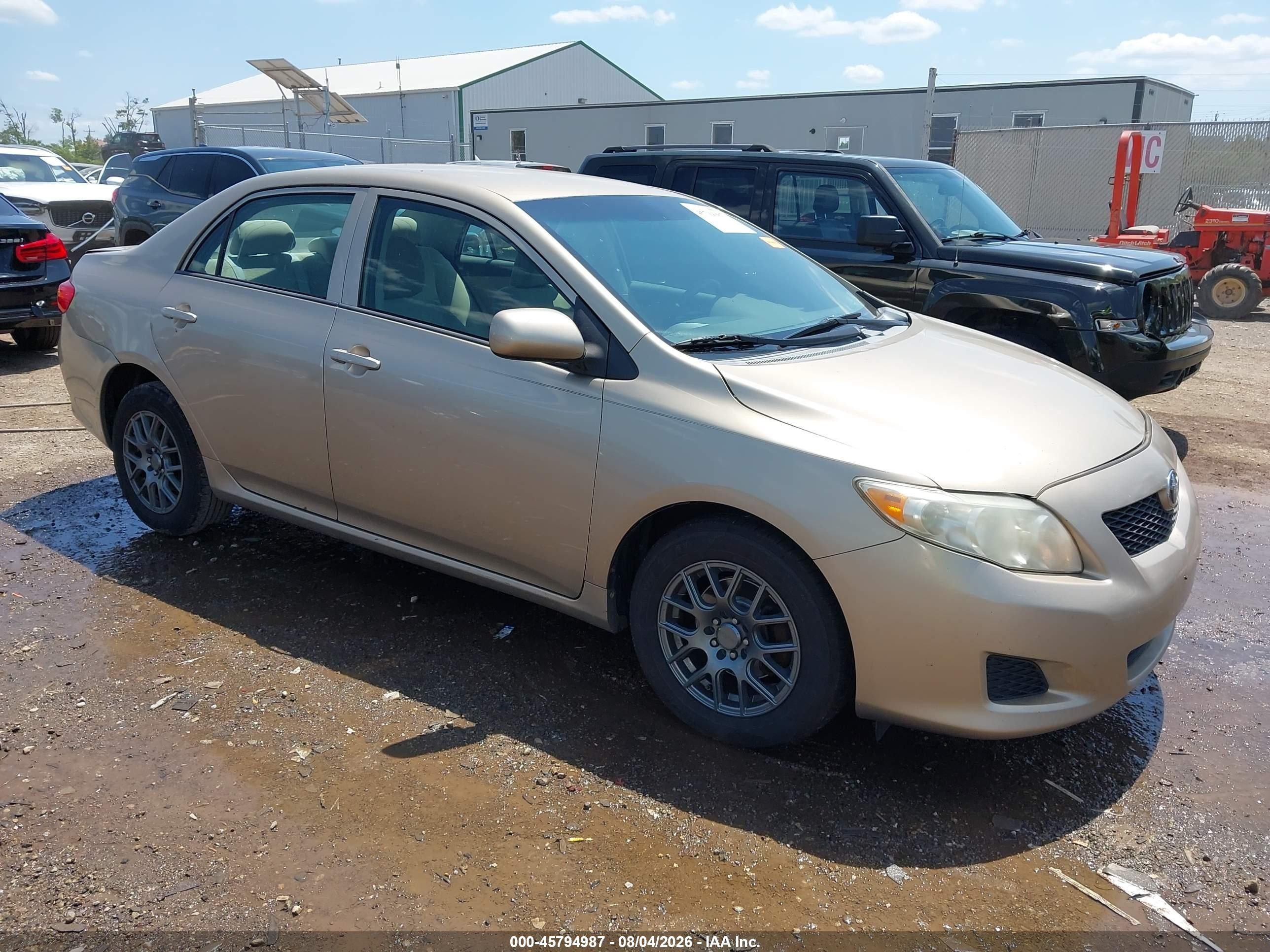 2009 Toyota Corolla Le Tan vin: 1NXBU40E89Z066099