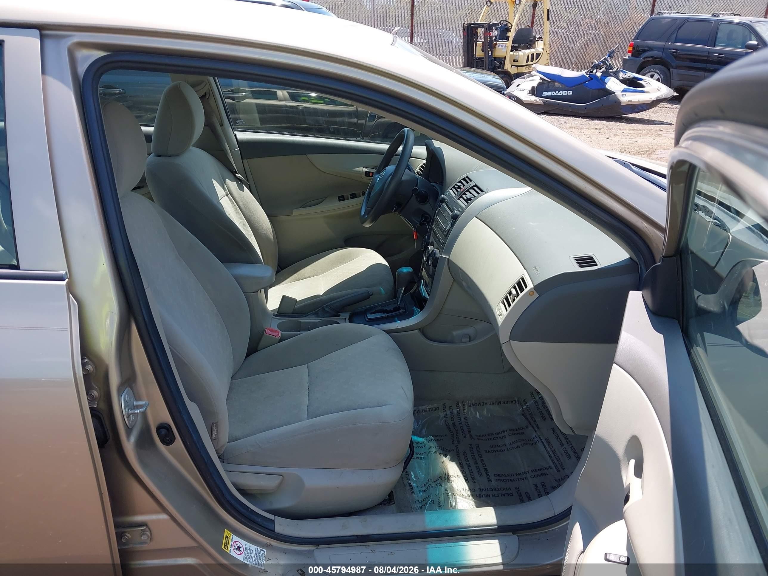 2009 Toyota Corolla Le Tan vin: 1NXBU40E89Z066099