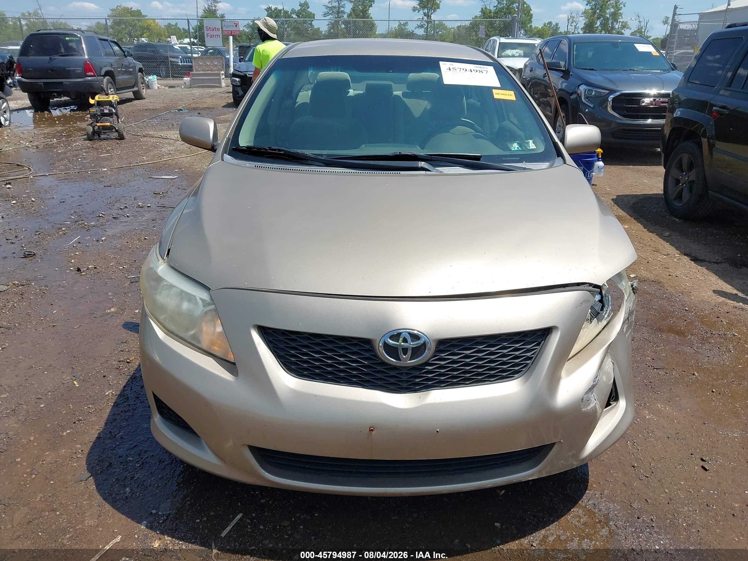 2009 Toyota Corolla Le Tan vin: 1NXBU40E89Z066099