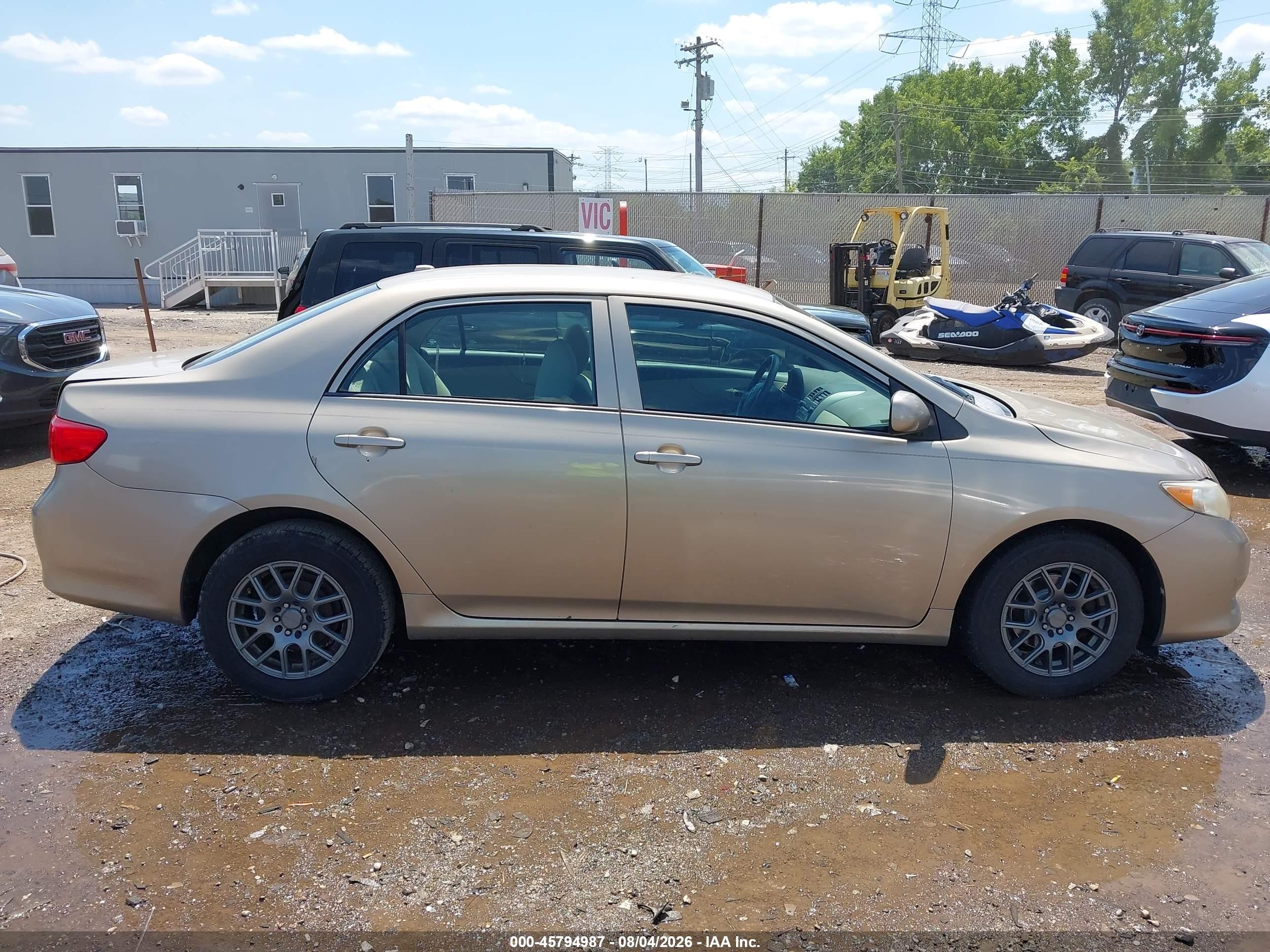 2009 Toyota Corolla Le Tan vin: 1NXBU40E89Z066099
