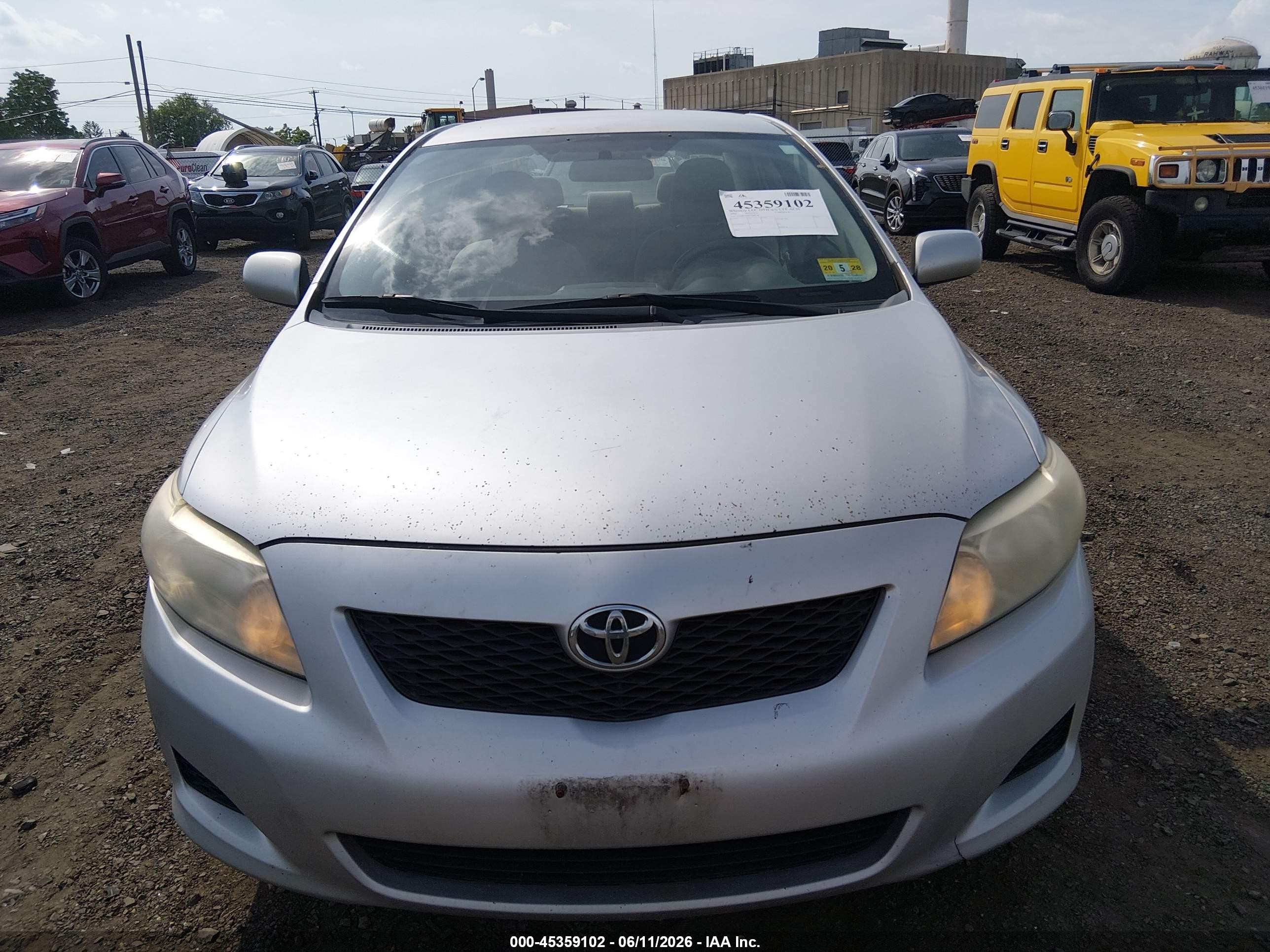 2009 Toyota Corolla Le Silver vin: 1NXBU40E89Z066328