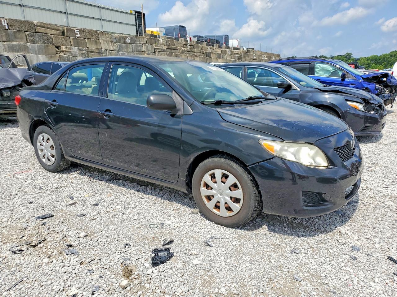2009 Toyota Corolla Base Black vin: 1NXBU40E89Z075465