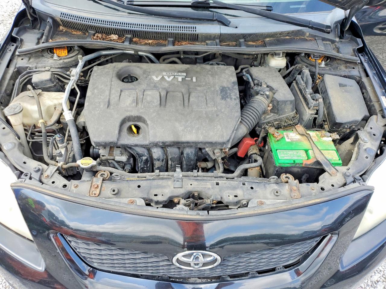 2009 Toyota Corolla Base Black vin: 1NXBU40E89Z075465