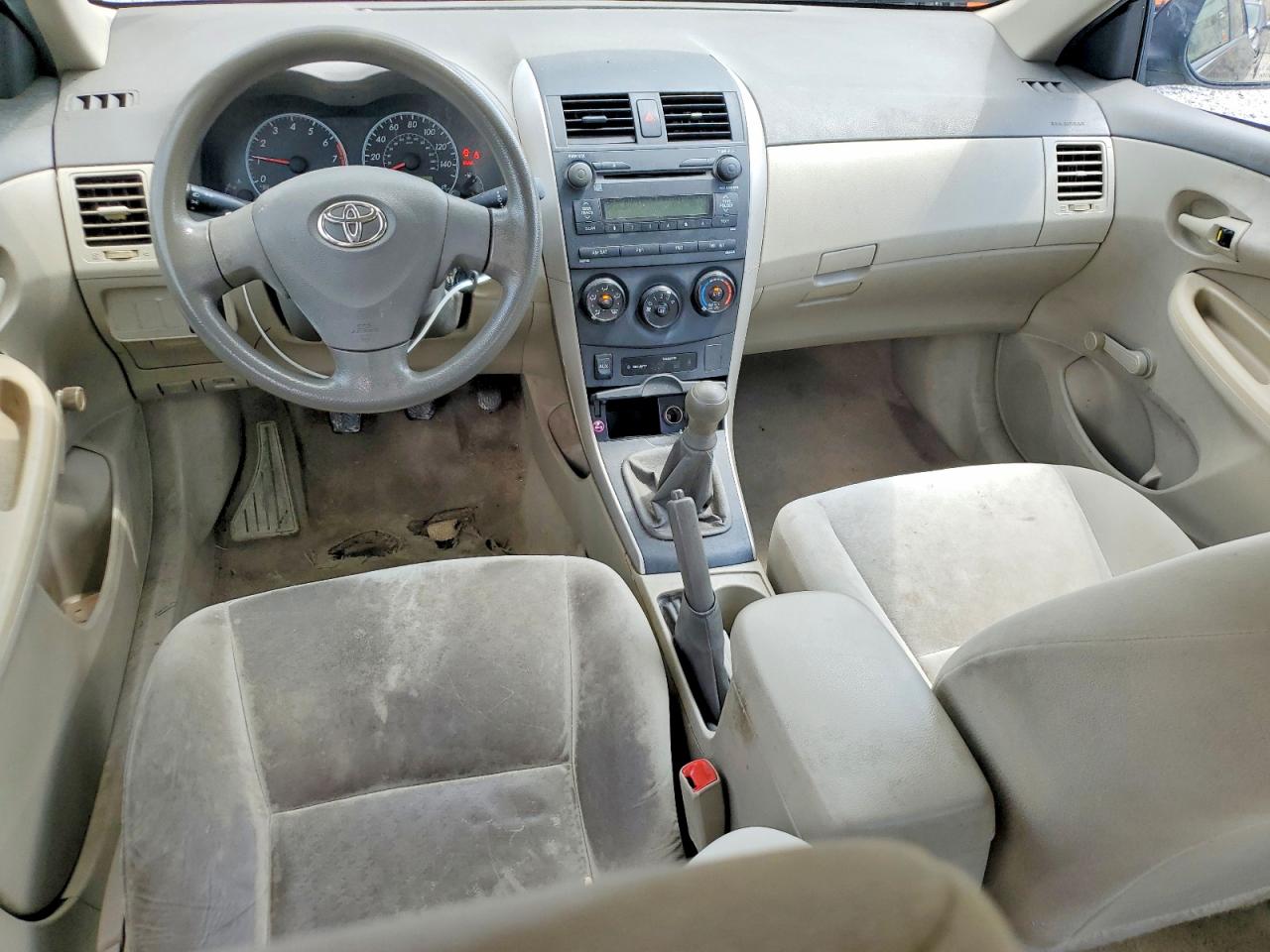 2009 Toyota Corolla Base Black vin: 1NXBU40E89Z075465