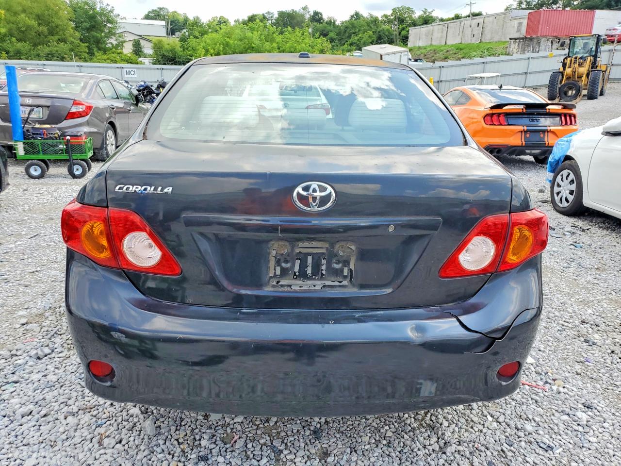 2009 Toyota Corolla Base Black vin: 1NXBU40E89Z075465