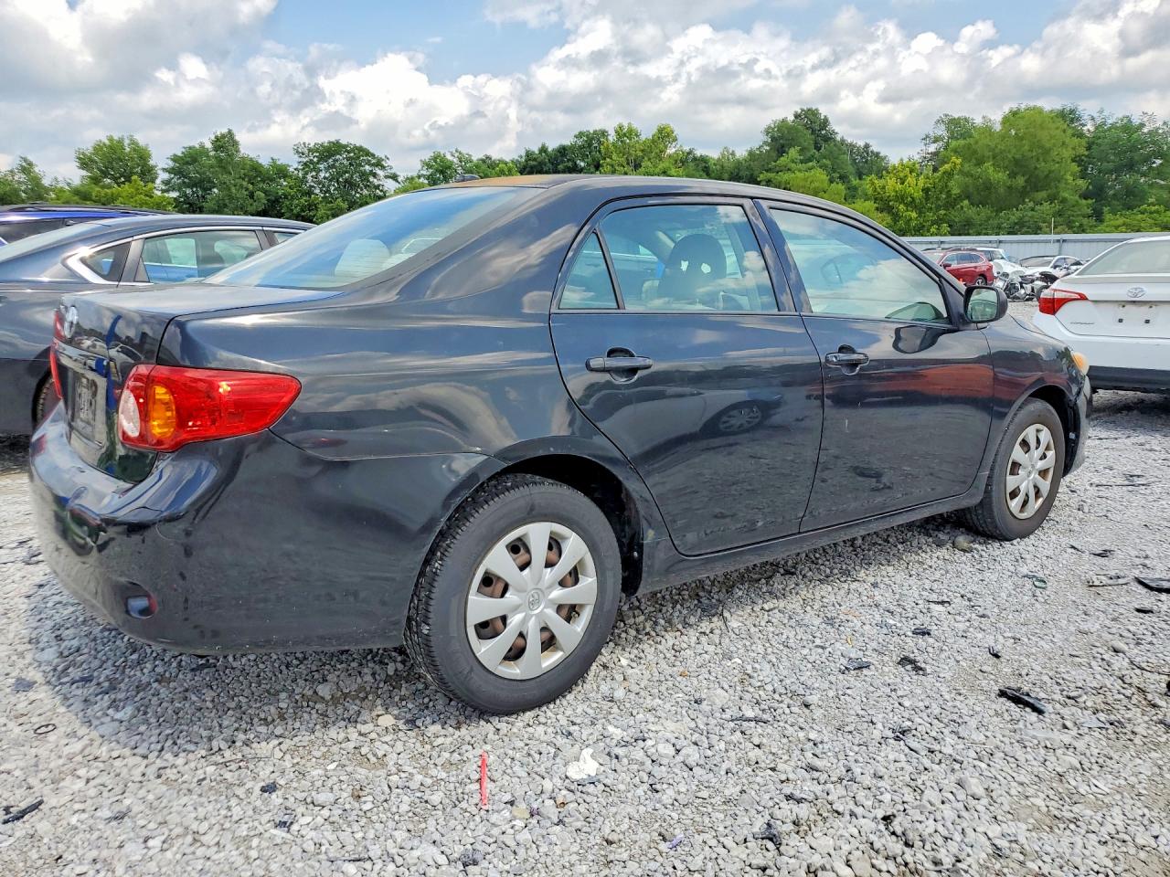 2009 Toyota Corolla Base Black vin: 1NXBU40E89Z075465