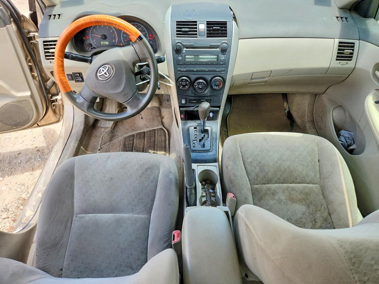 2009 Toyota Corolla Le Gold vin: 1NXBU40E89Z077507