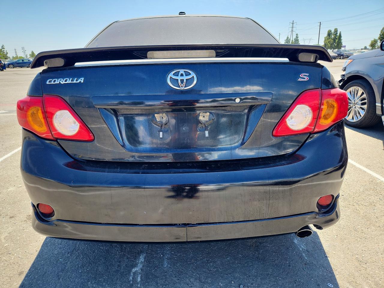 2009 Toyota Corolla S Black vin: 1NXBU40E89Z078429