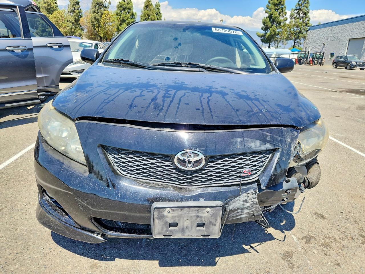 2009 Toyota Corolla S Black vin: 1NXBU40E89Z078429