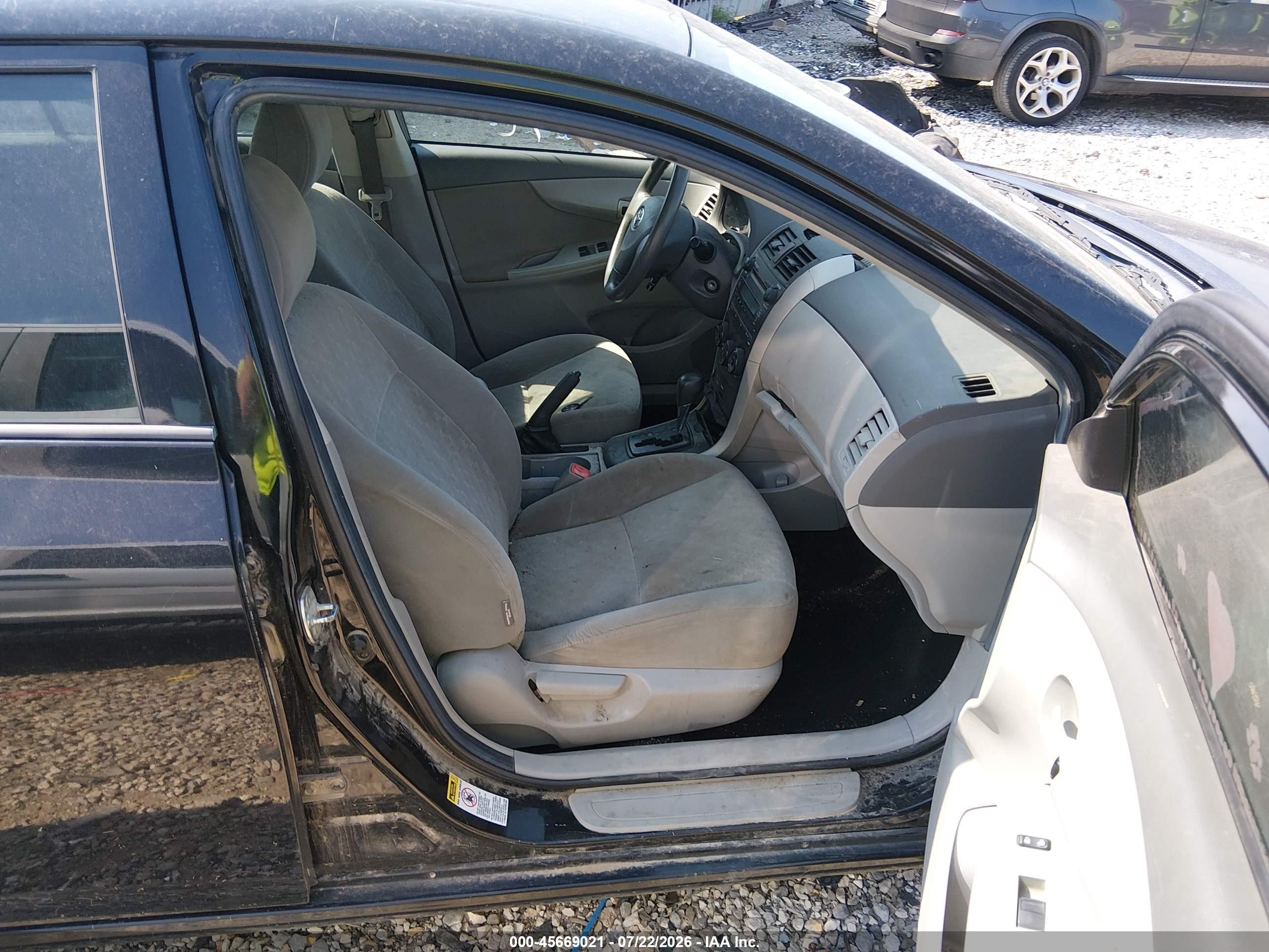 2009 Toyota Corolla Le Черный vin: 1NXBU40E89Z106018