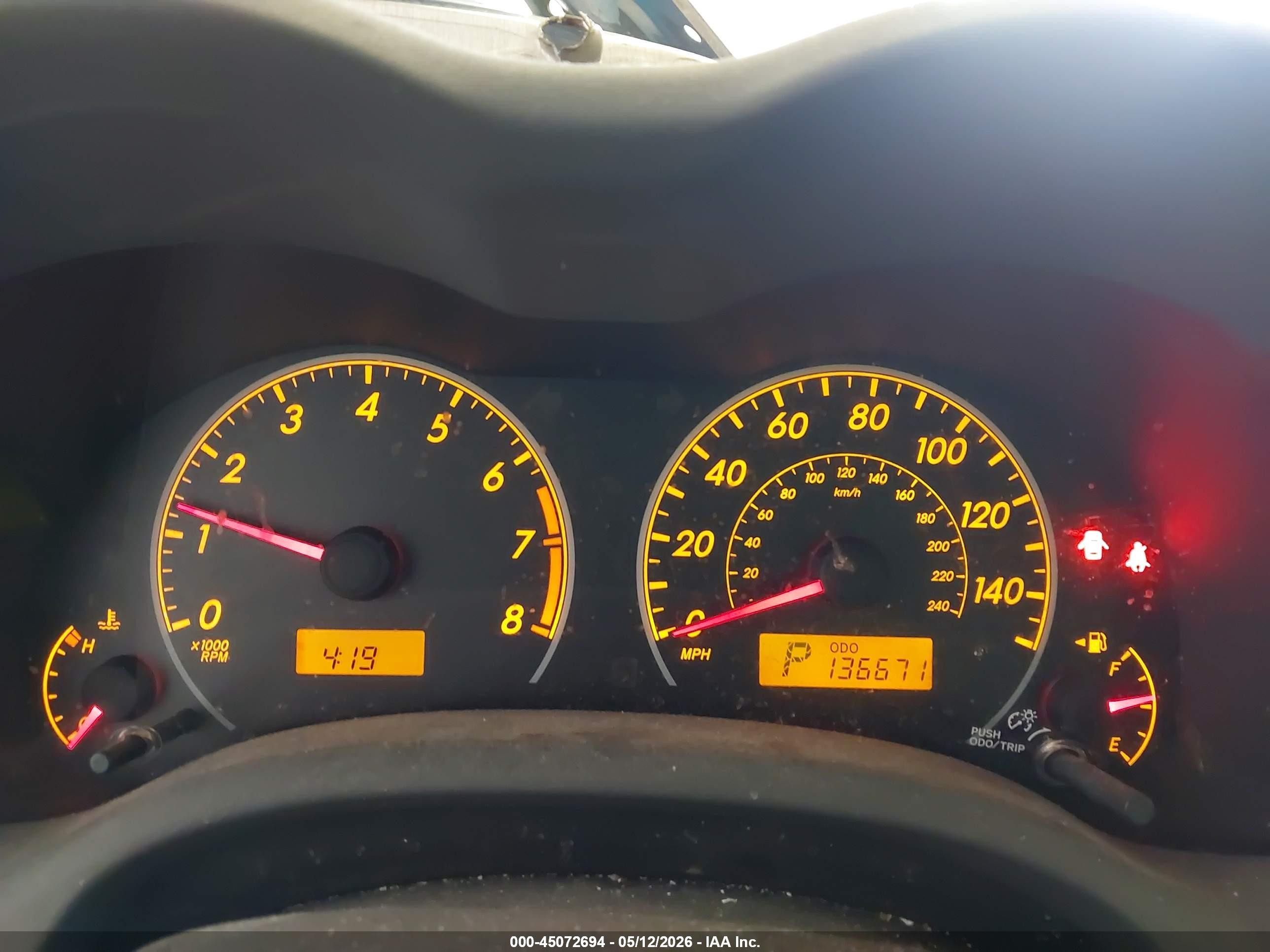 2009 Toyota Corolla Le Silver vin: 1NXBU40E89Z126477