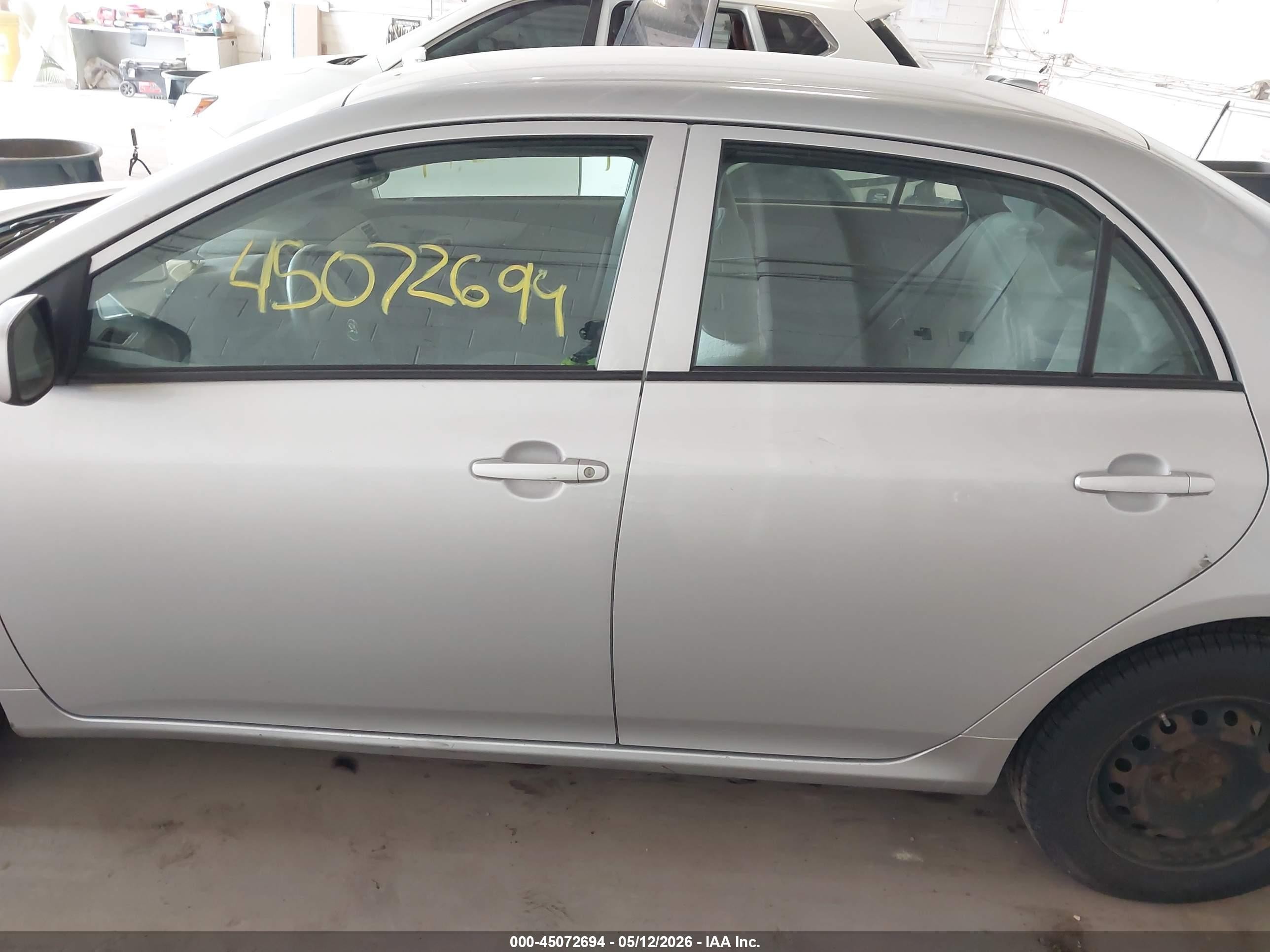 2009 Toyota Corolla Le Silver vin: 1NXBU40E89Z126477