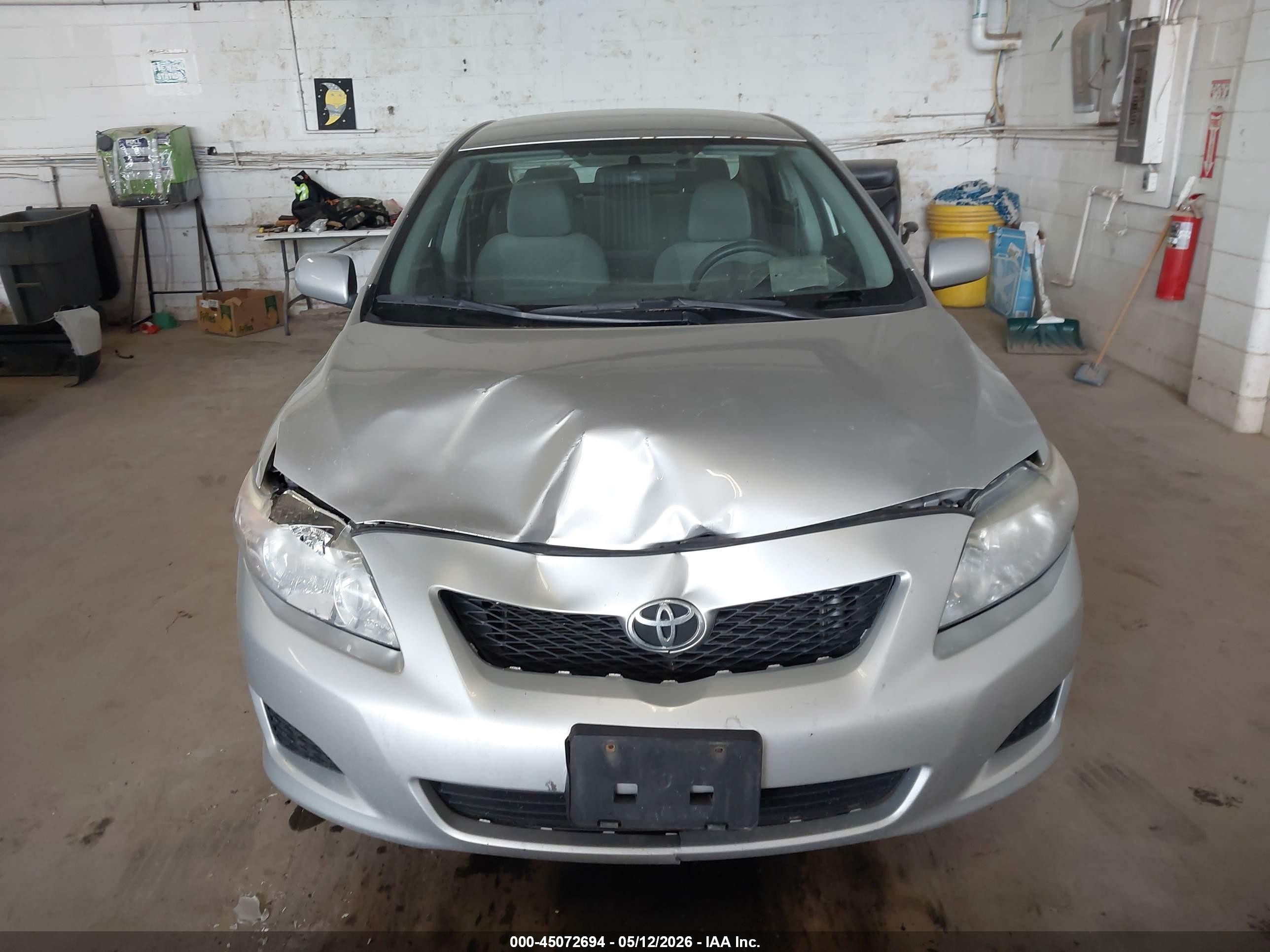 2009 Toyota Corolla Le Silver vin: 1NXBU40E89Z126477