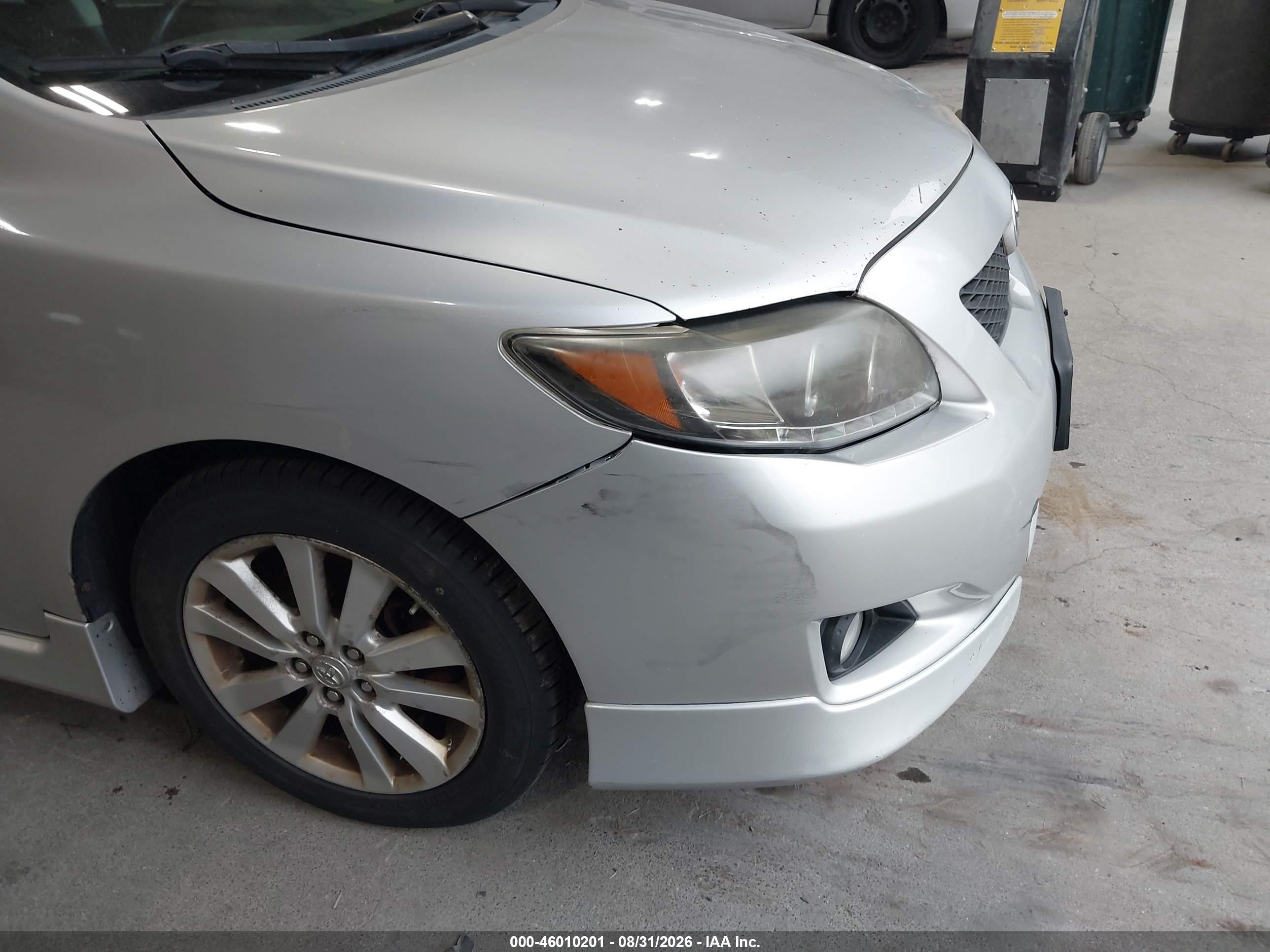 2009 Toyota Corolla S Gray vin: 1NXBU40E89Z162220