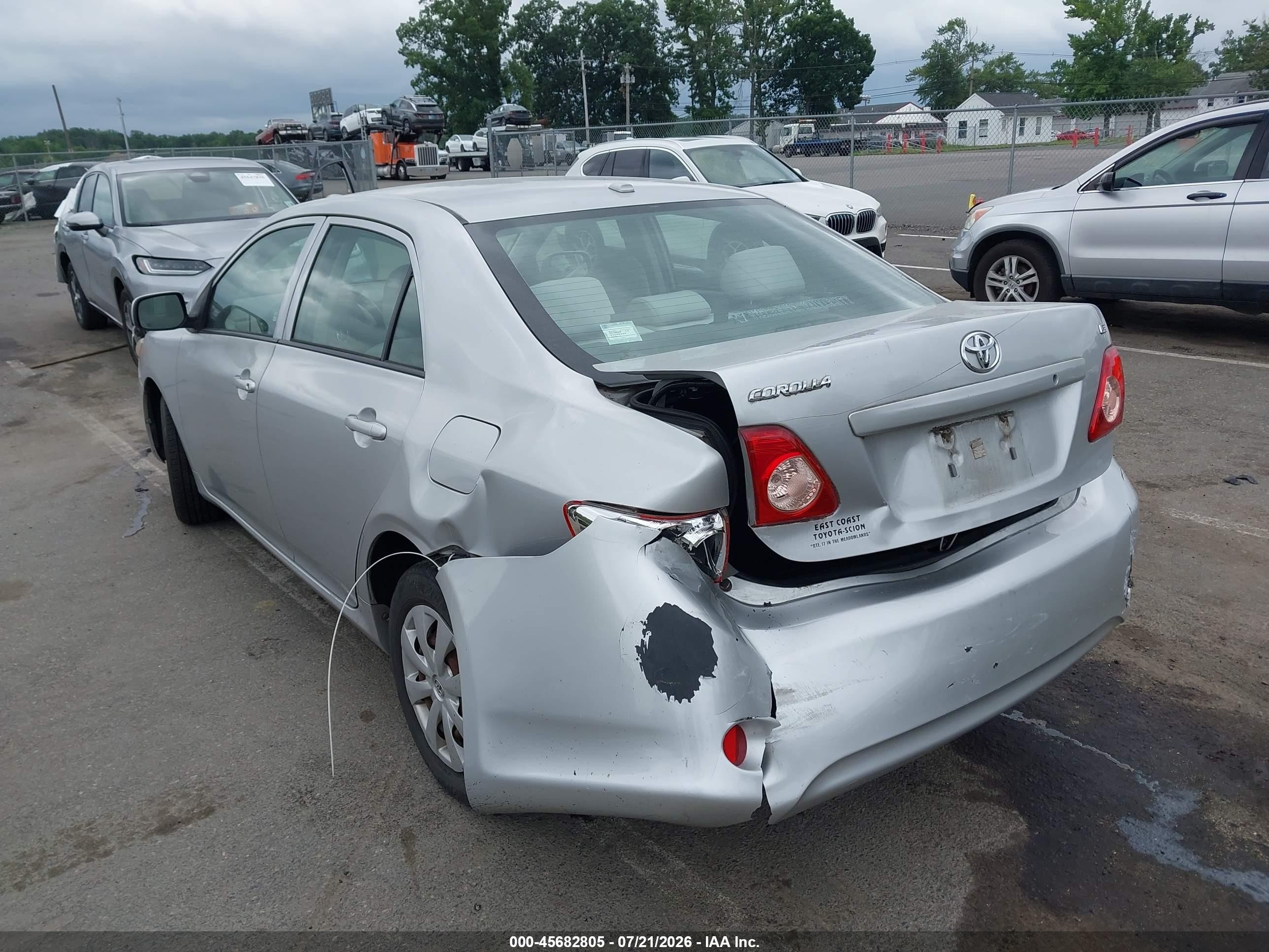 2009 Toyota Corolla S/le/xle Silver vin: 1NXBU40E99Z007207