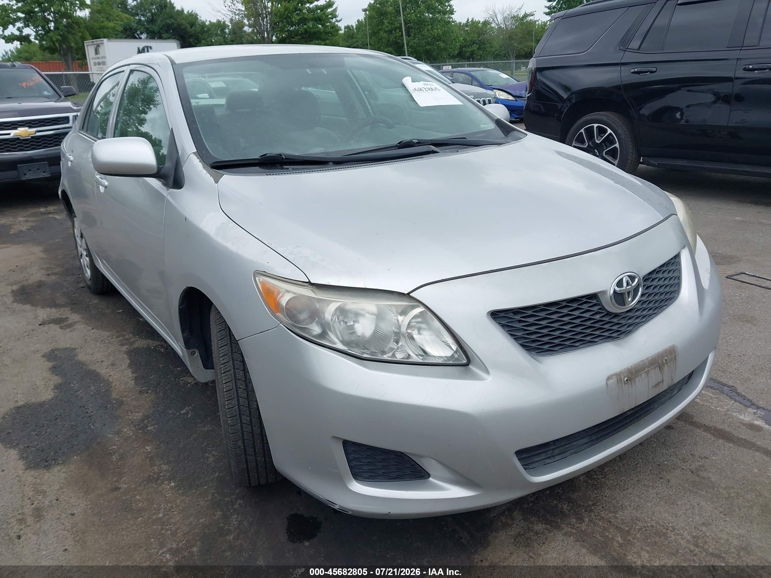 2009 Toyota Corolla S/le/xle Silver vin: 1NXBU40E99Z007207