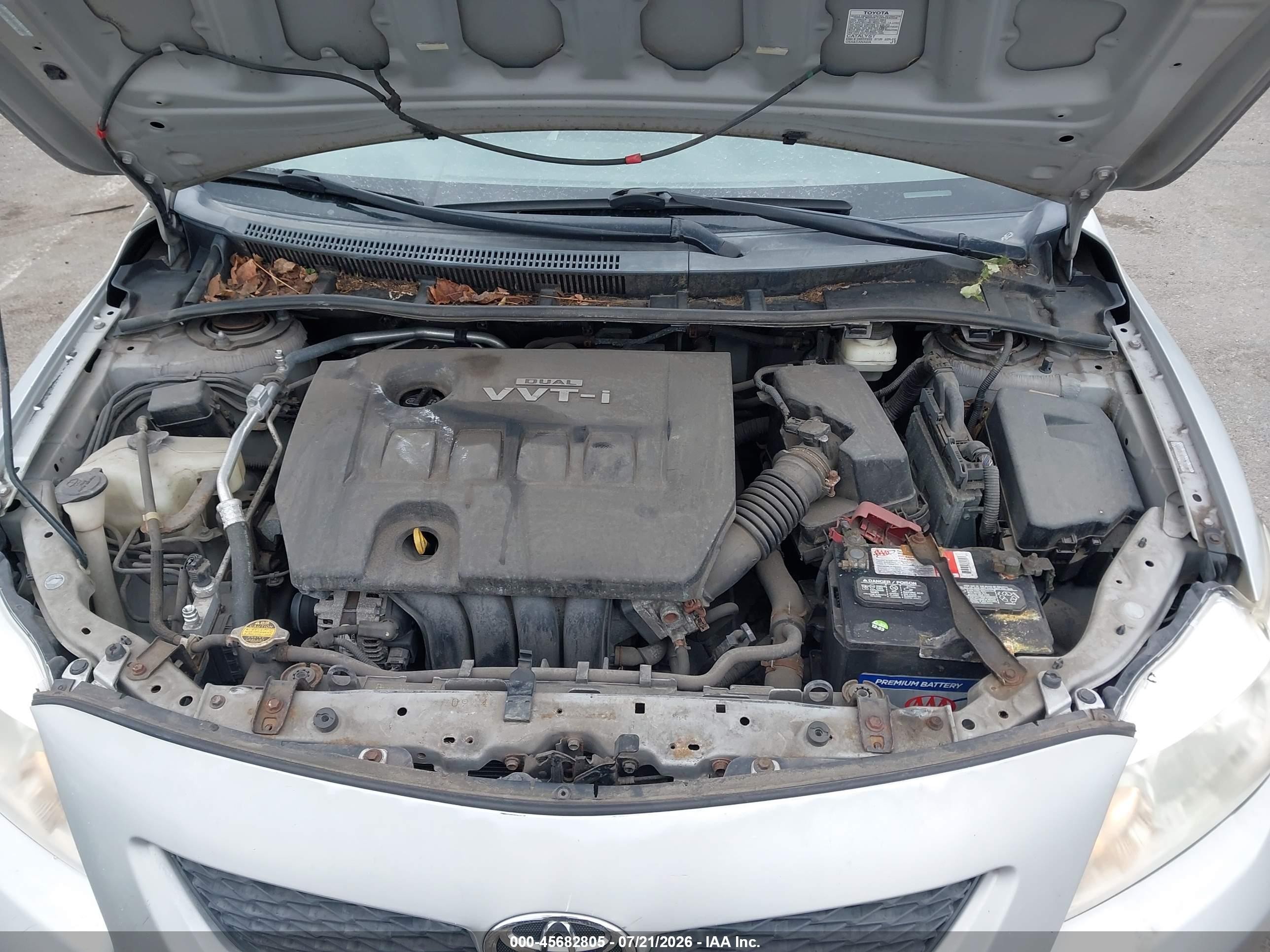 2009 Toyota Corolla S/le/xle Silver vin: 1NXBU40E99Z007207