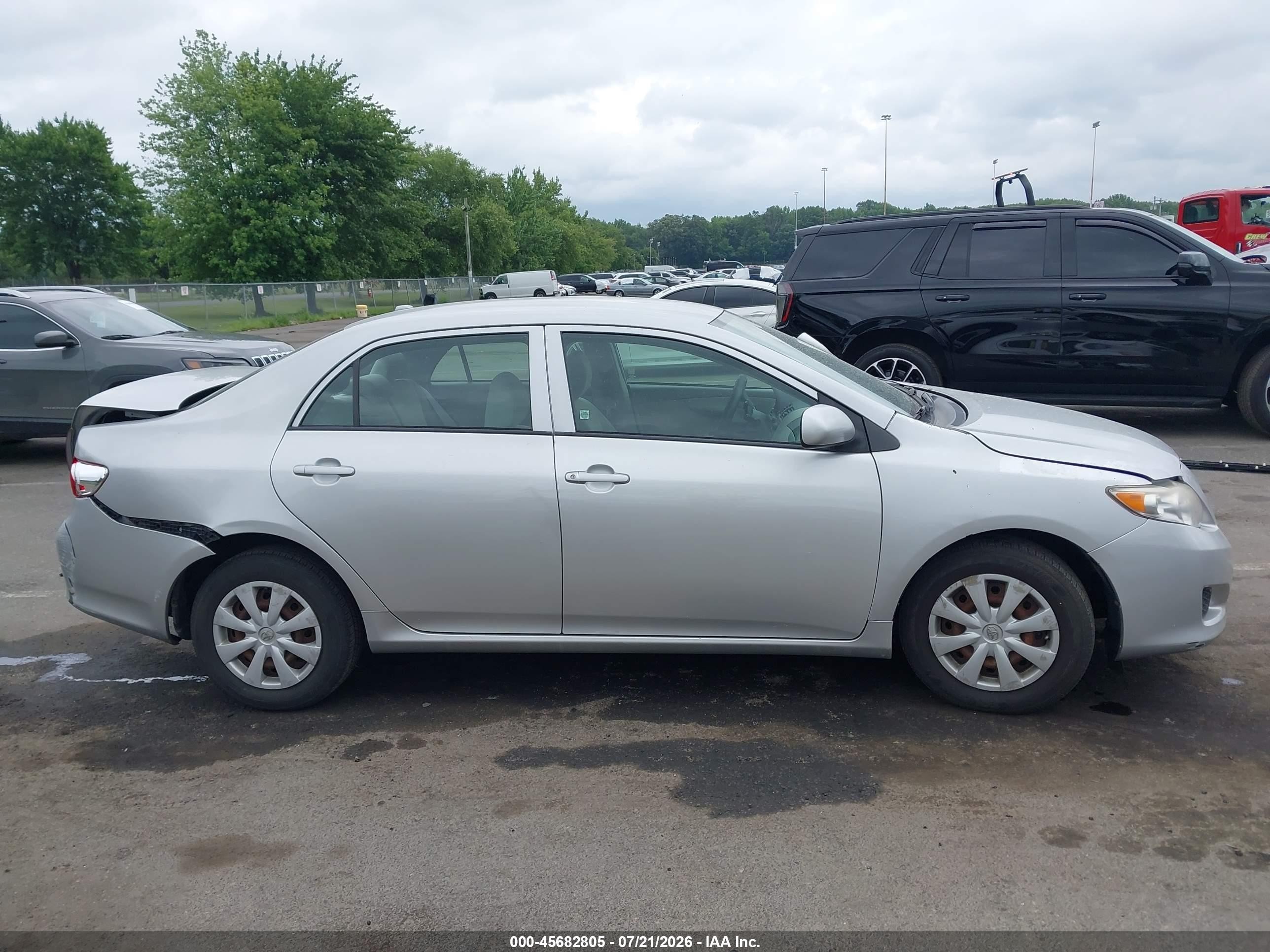 2009 Toyota Corolla S/le/xle Silver vin: 1NXBU40E99Z007207