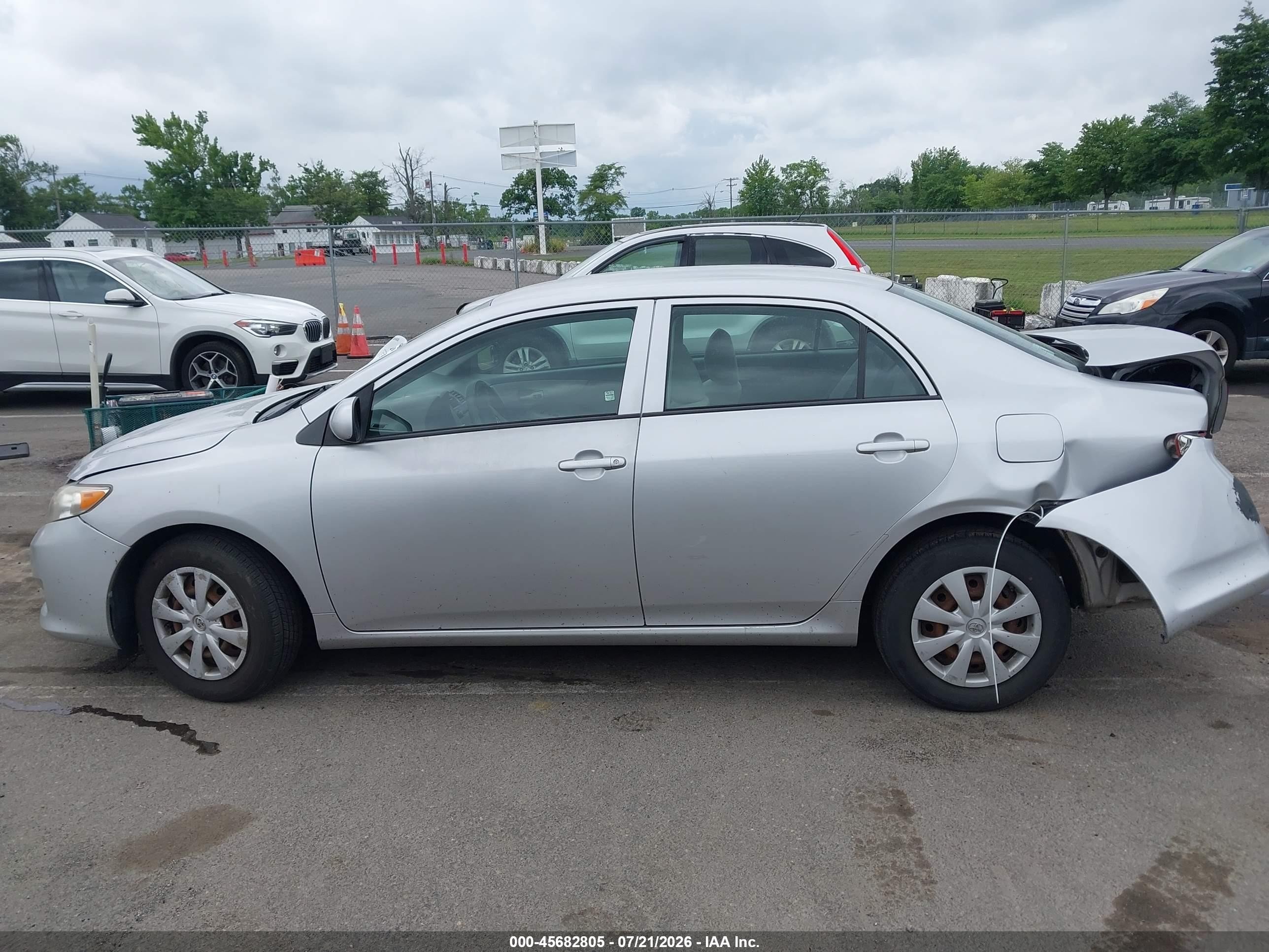 2009 Toyota Corolla S/le/xle Silver vin: 1NXBU40E99Z007207