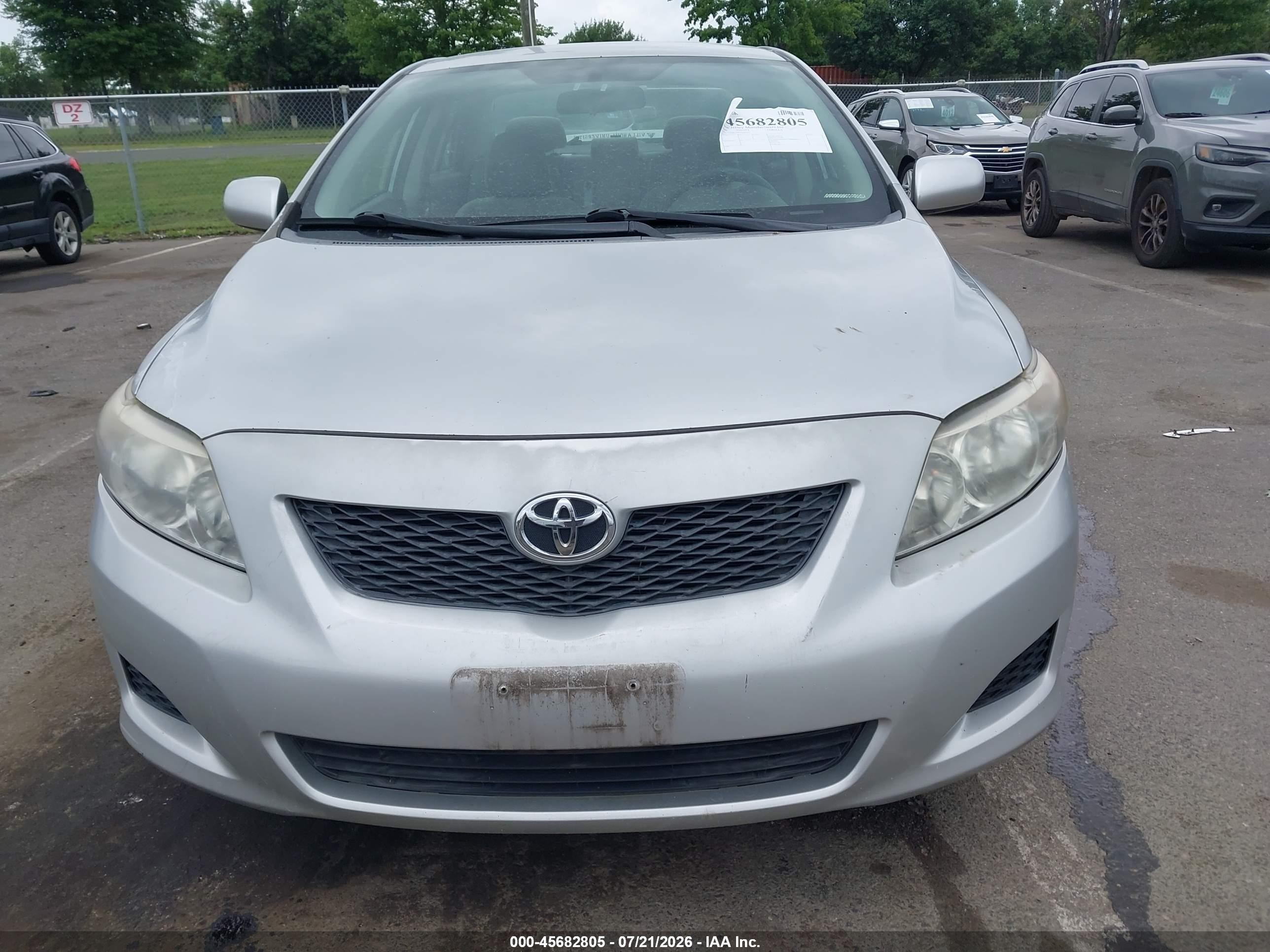 2009 Toyota Corolla S/le/xle Silver vin: 1NXBU40E99Z007207
