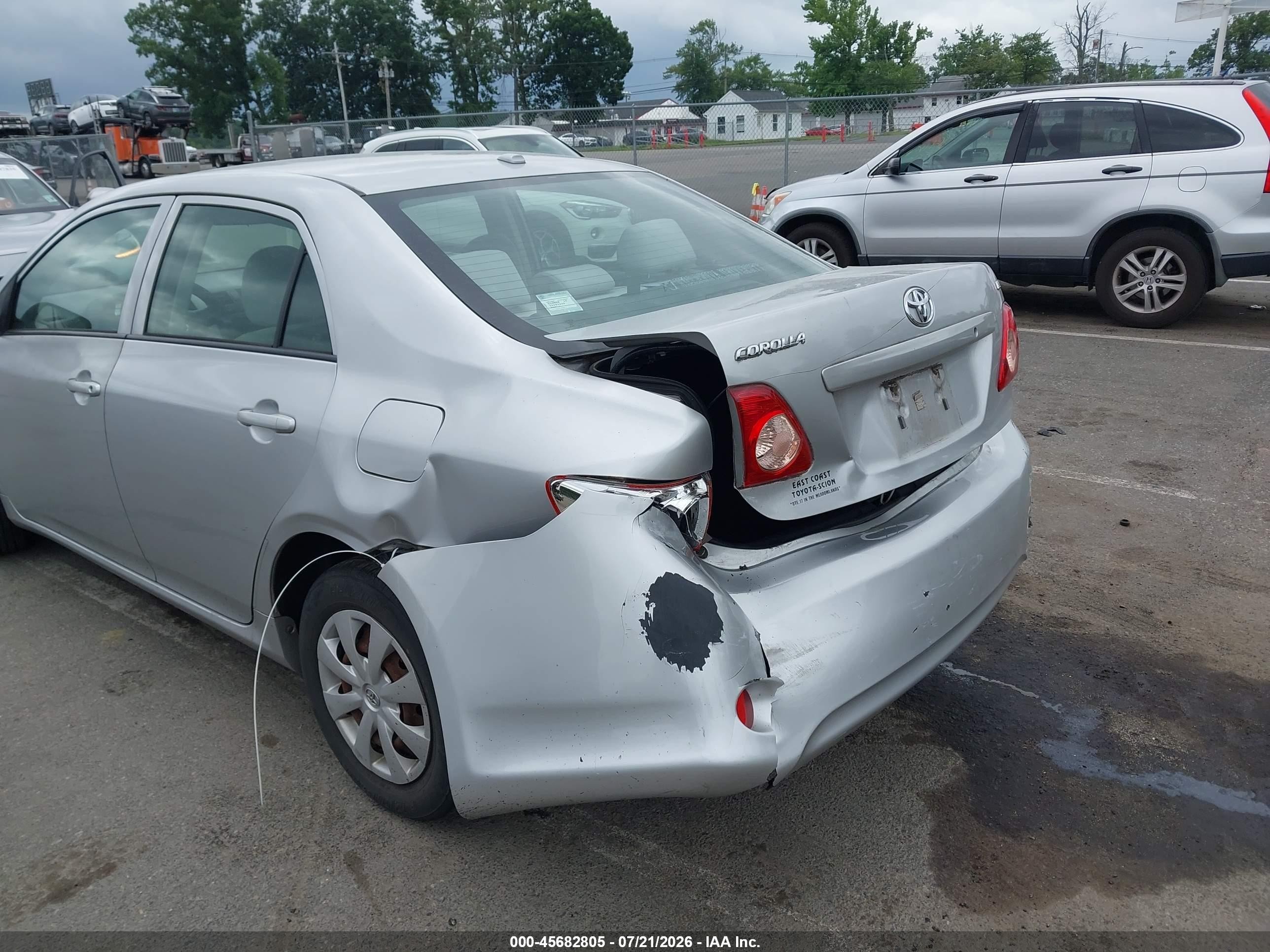 2009 Toyota Corolla S/le/xle Silver vin: 1NXBU40E99Z007207