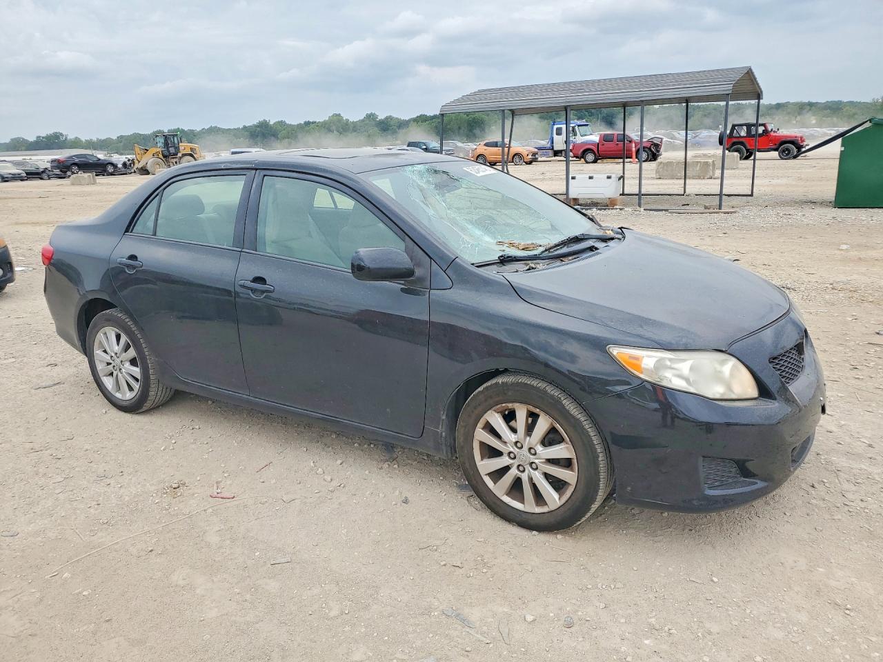 2009 Toyota Corolla Xle Black vin: 1NXBU40E99Z009328