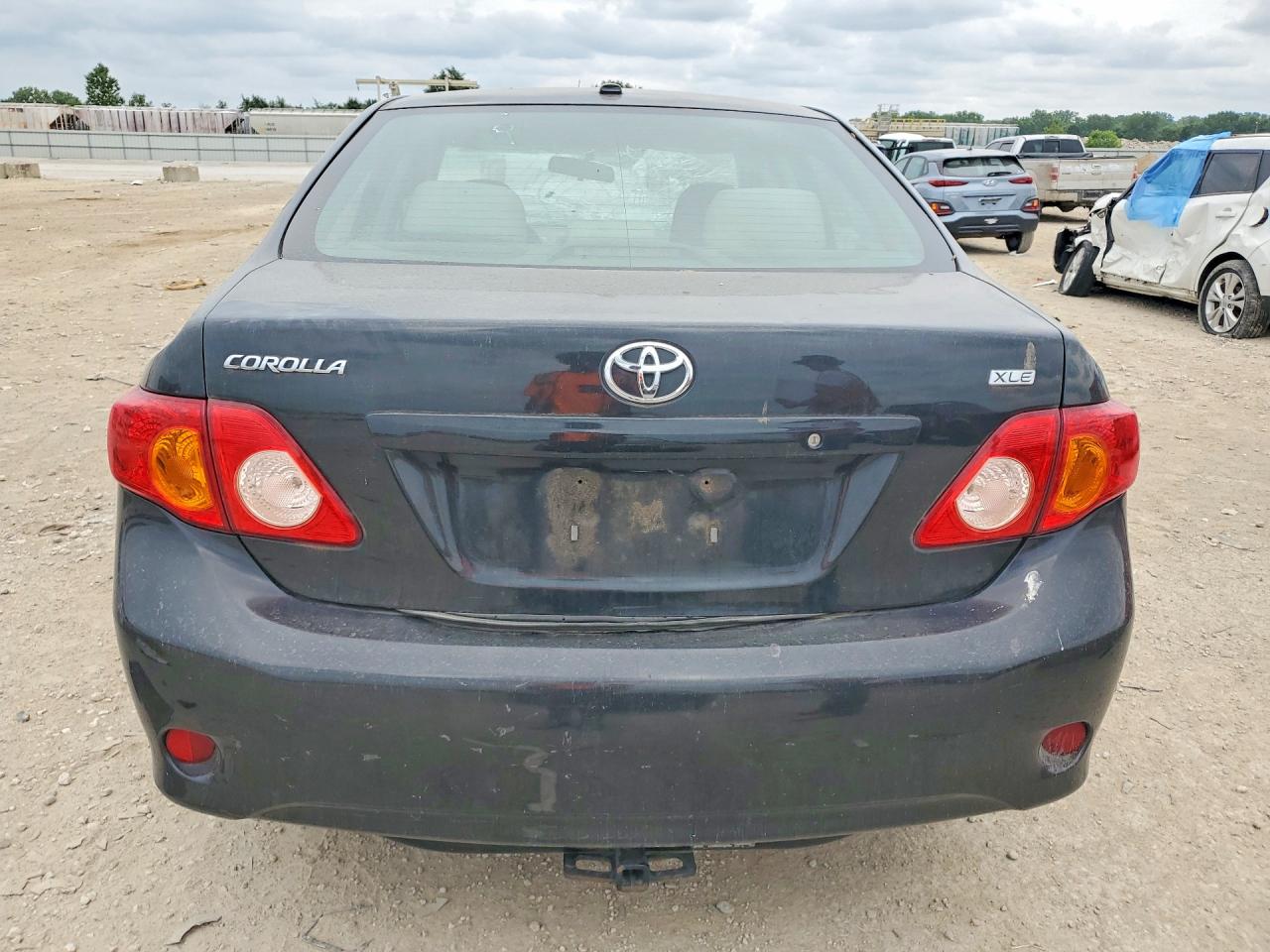 2009 Toyota Corolla Xle Black vin: 1NXBU40E99Z009328