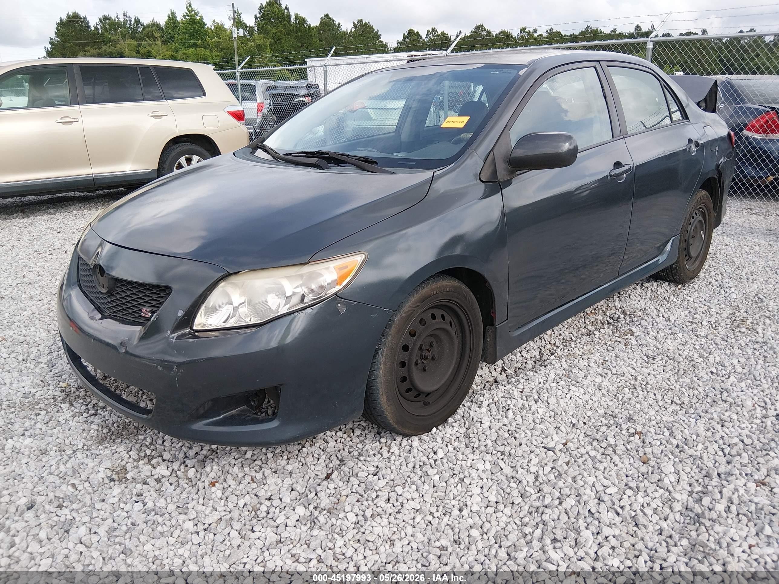 2009 Toyota Corolla S Gray vin: 1NXBU40E99Z027571