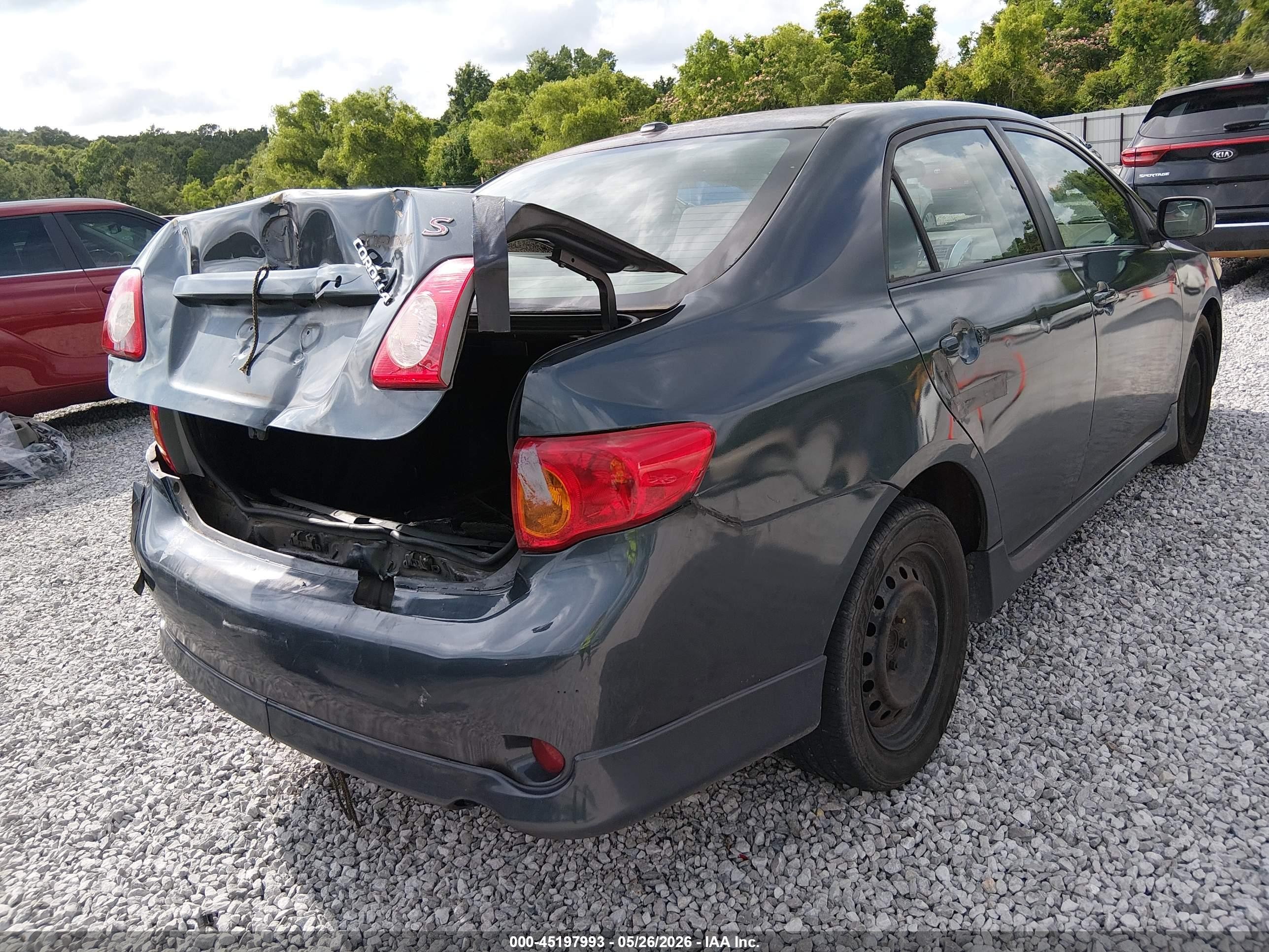 2009 Toyota Corolla S Gray vin: 1NXBU40E99Z027571