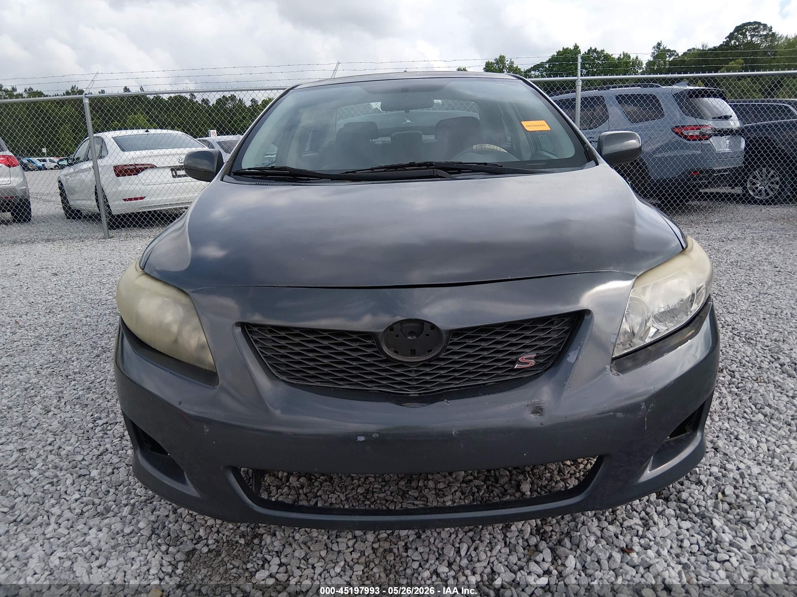 2009 Toyota Corolla S Gray vin: 1NXBU40E99Z027571