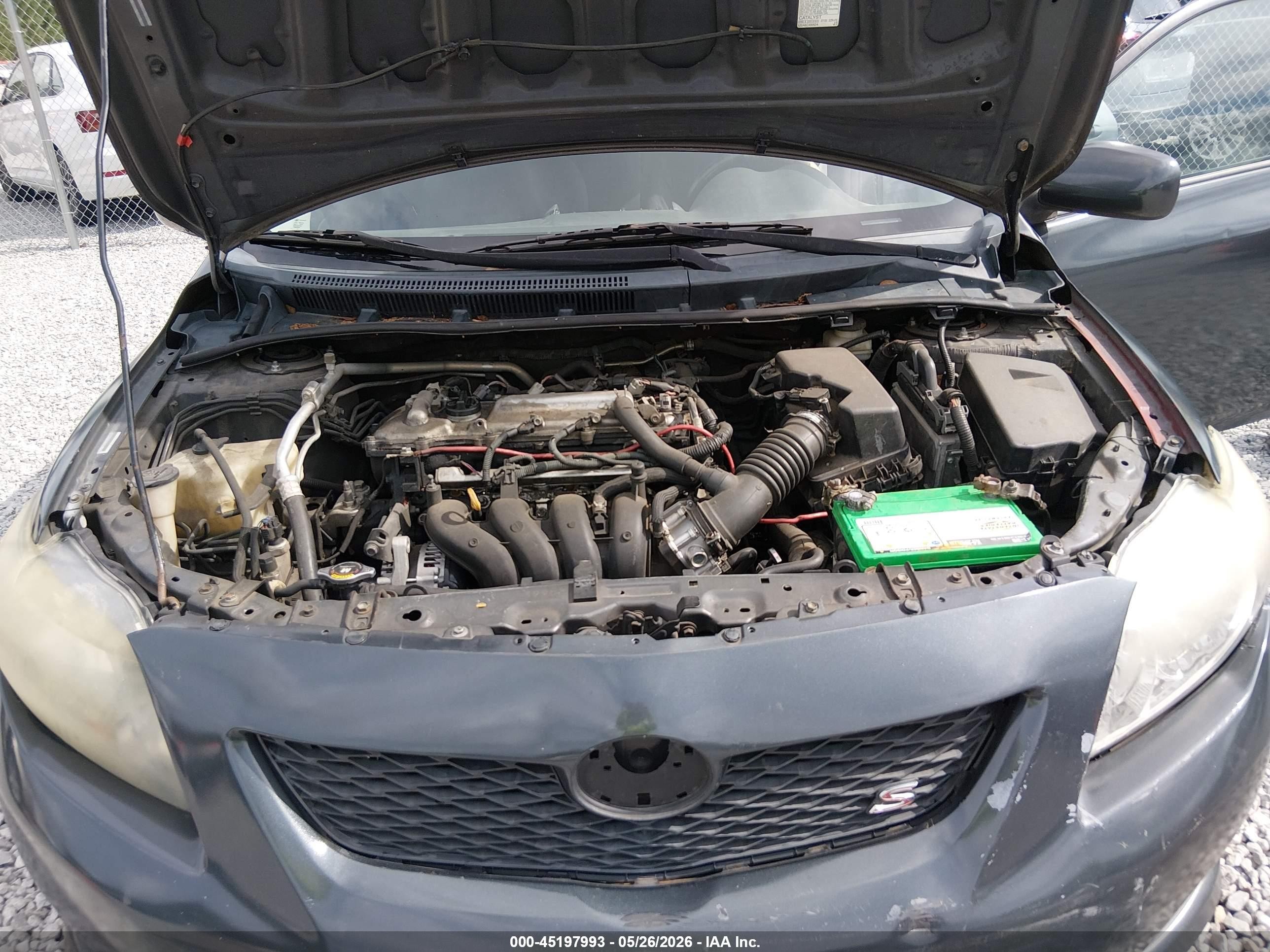 2009 Toyota Corolla S Gray vin: 1NXBU40E99Z027571