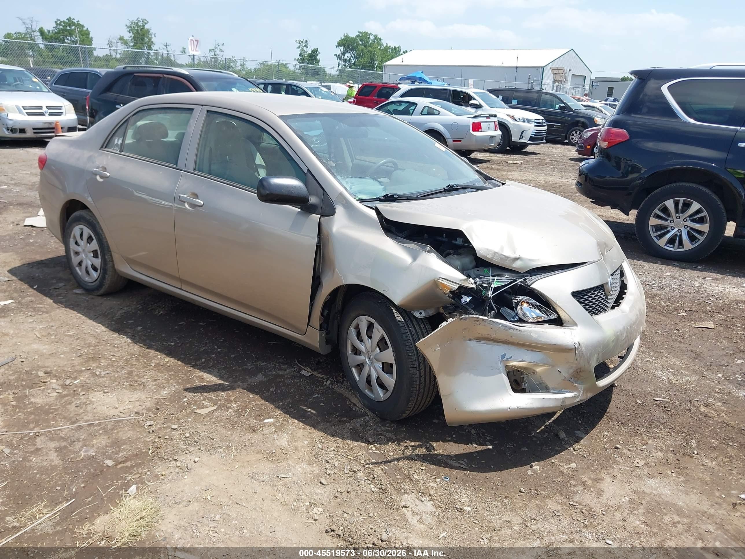 2009 Toyota Corolla   Tan vin: 1NXBU40E99Z033614