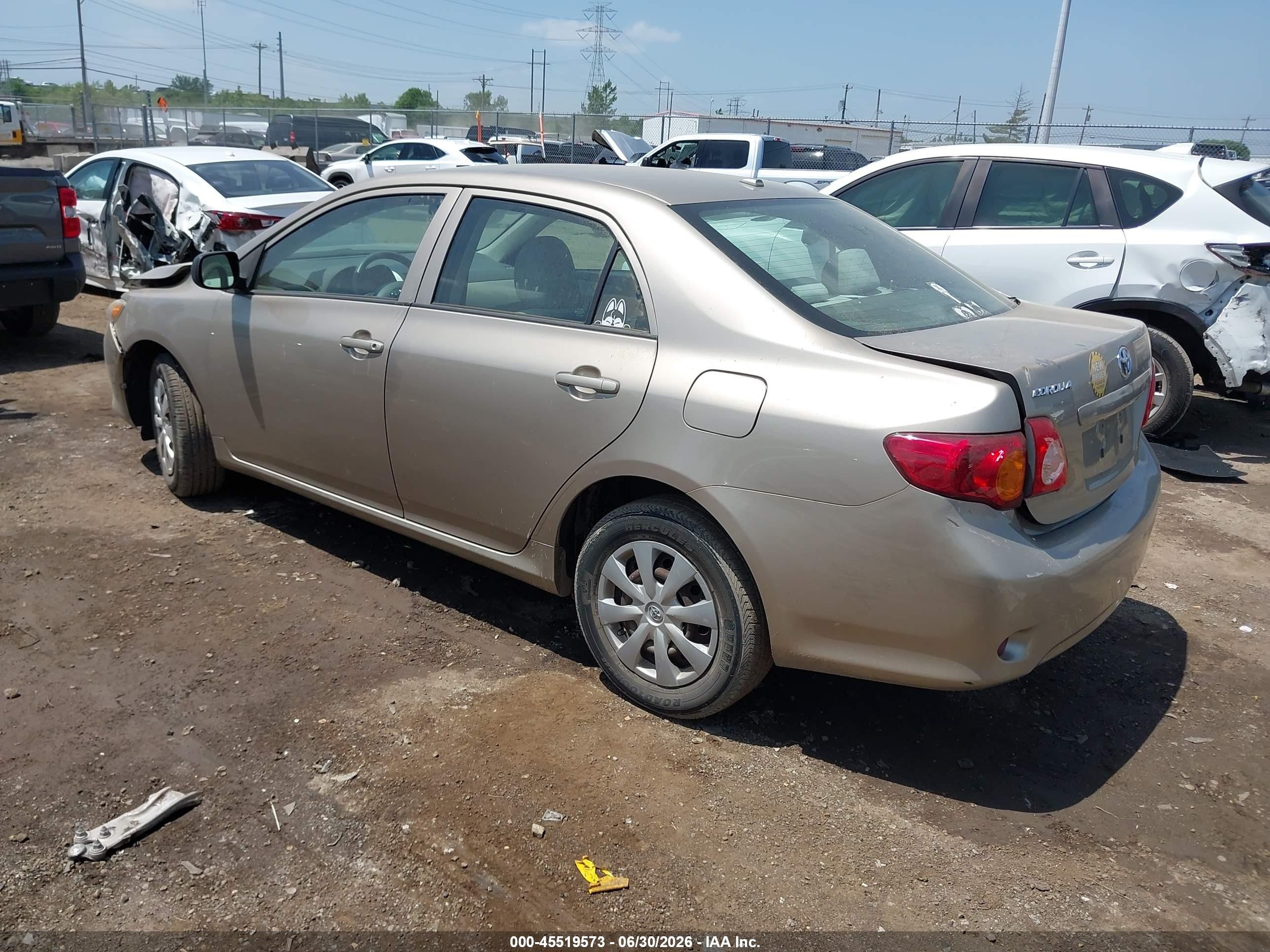 2009 Toyota Corolla   Tan vin: 1NXBU40E99Z033614