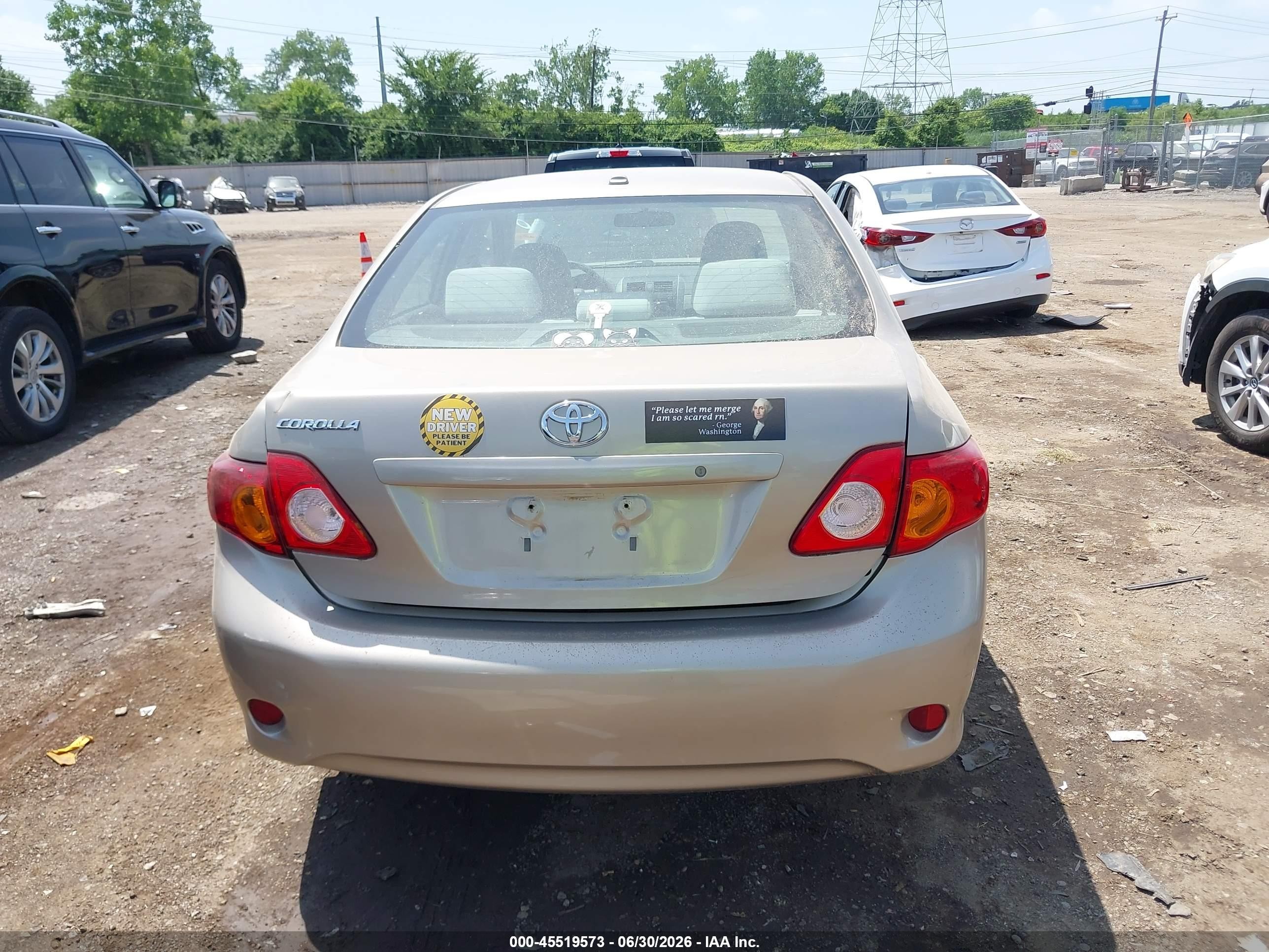 2009 Toyota Corolla   Tan vin: 1NXBU40E99Z033614