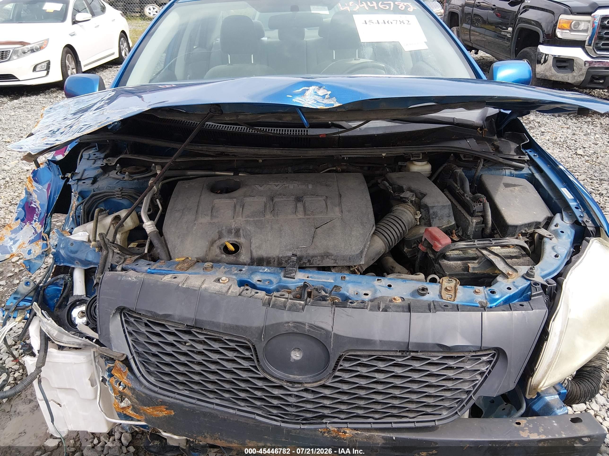 2009 Toyota Corolla Le Синий vin: 1NXBU40E99Z038831