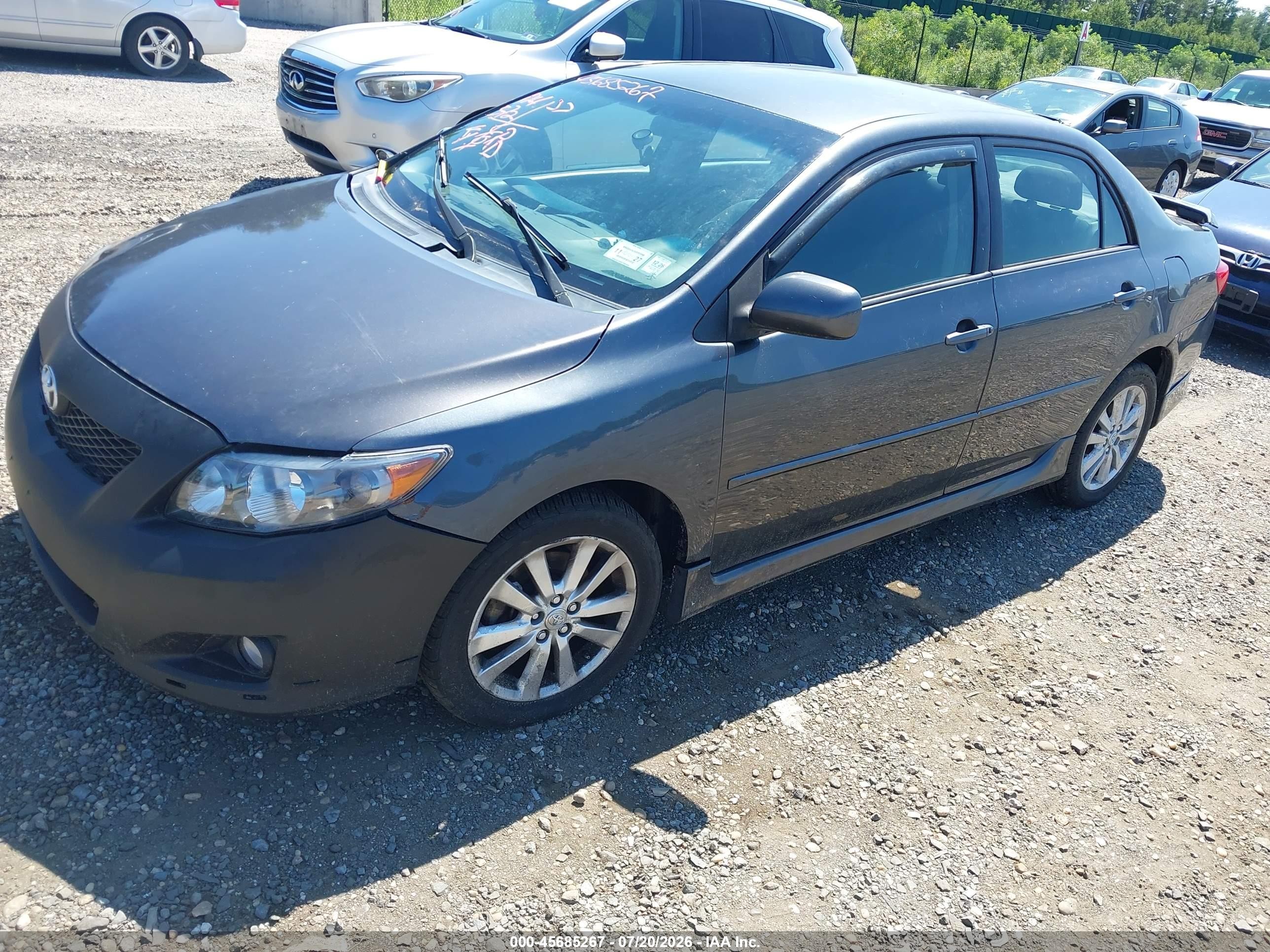2009 Toyota Corolla S Black vin: 1NXBU40E99Z055032