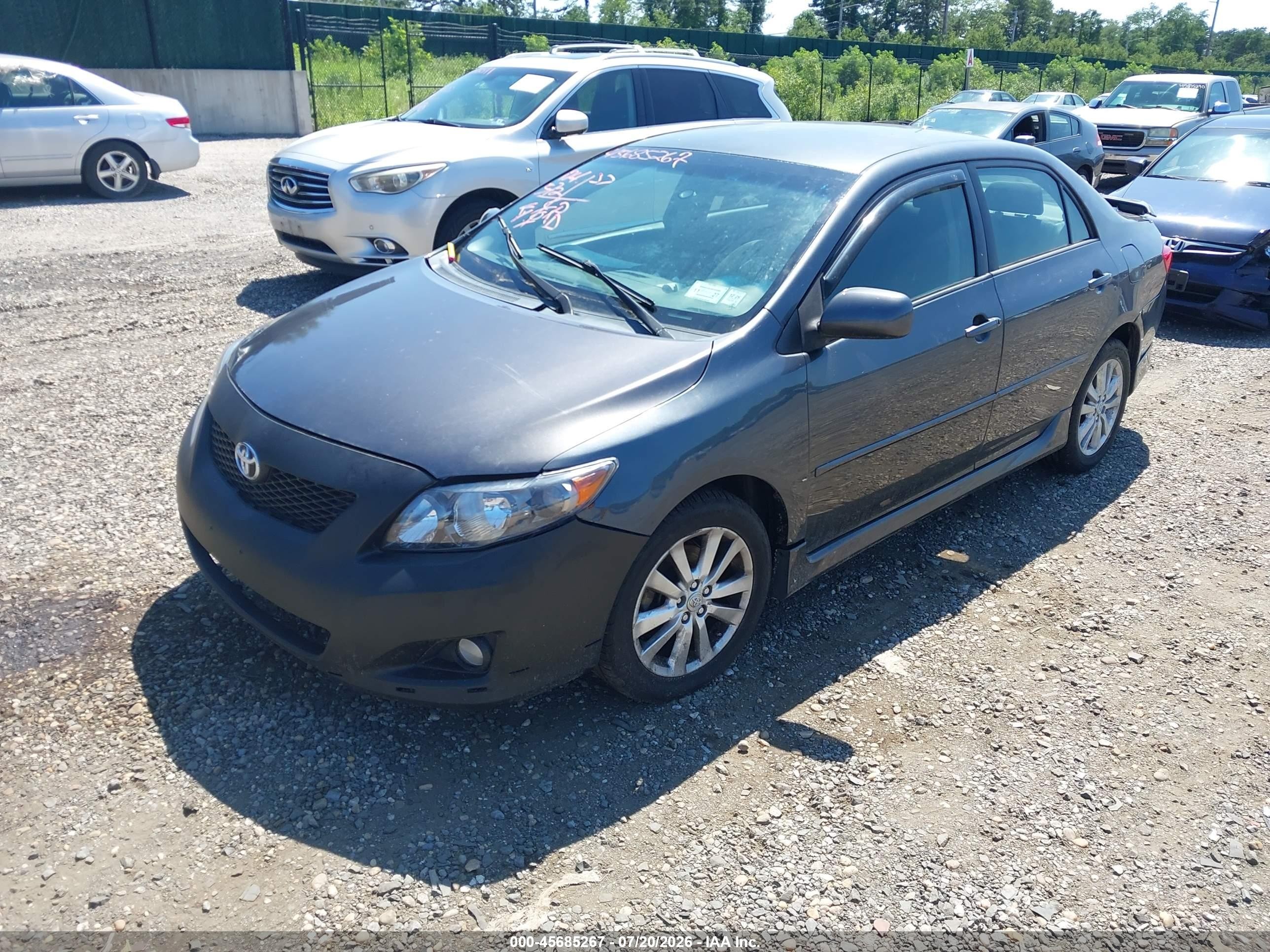 2009 Toyota Corolla S Black vin: 1NXBU40E99Z055032