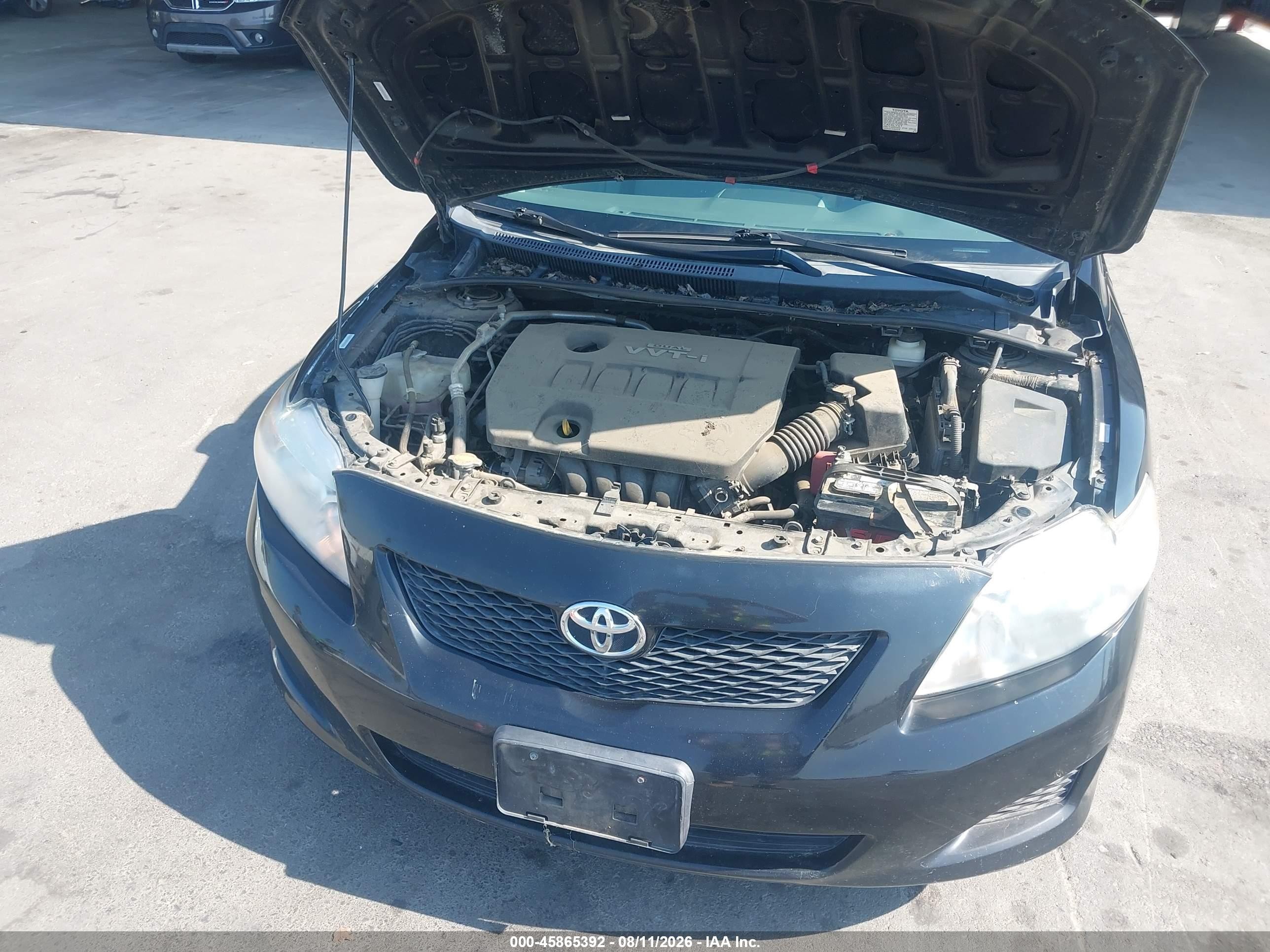 2009 Toyota Corolla Le Черный vin: 1NXBU40E99Z066208