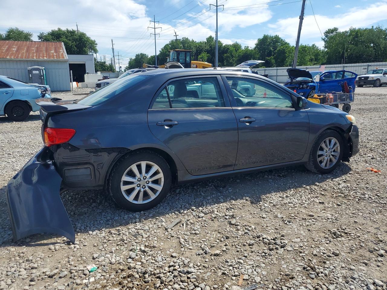 2009 Toyota Corolla Sedan 2wd Gray vin: 1NXBU40E99Z106044