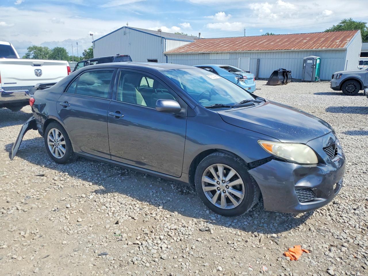 2009 Toyota Corolla Sedan 2wd Gray vin: 1NXBU40E99Z106044