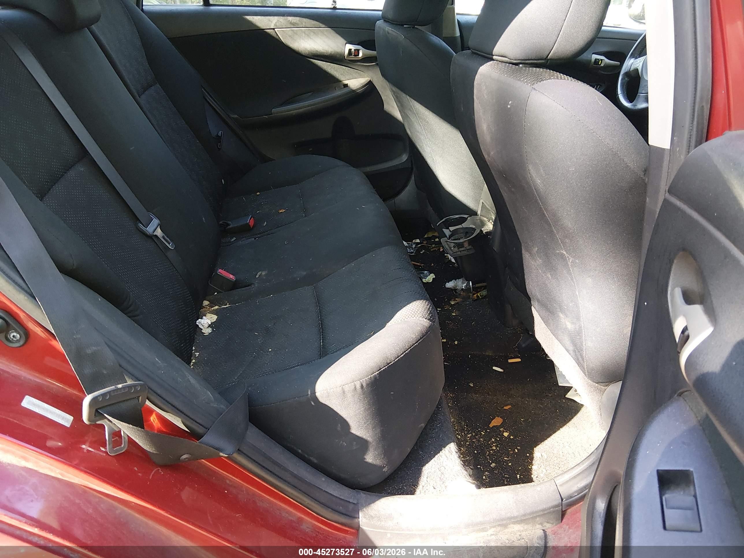 2009 Toyota Corolla S Red vin: 1NXBU40E99Z107873