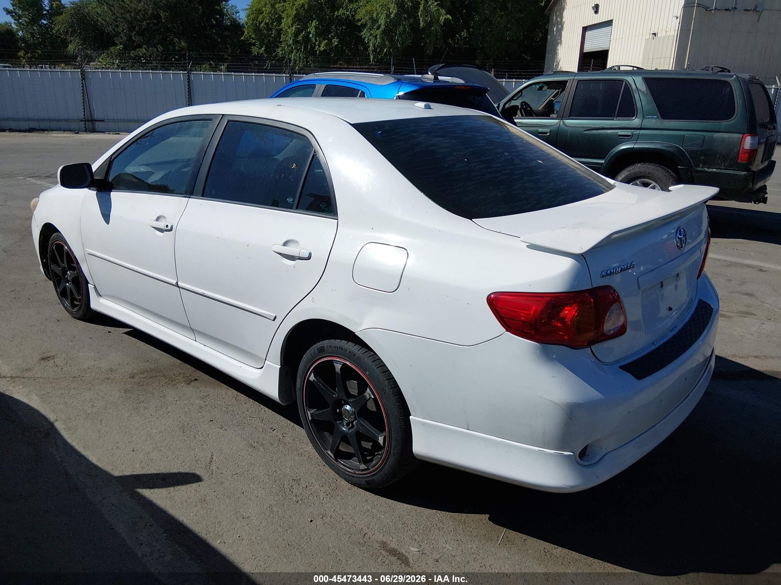 2009 Toyota Corolla S White vin: 1NXBU40E99Z111809