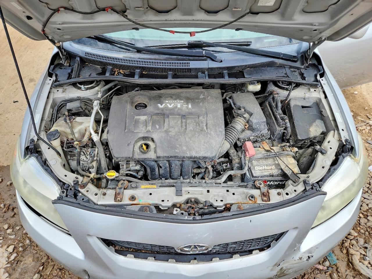 2009 Toyota Corolla Le Silver vin: 1NXBU40E99Z115987