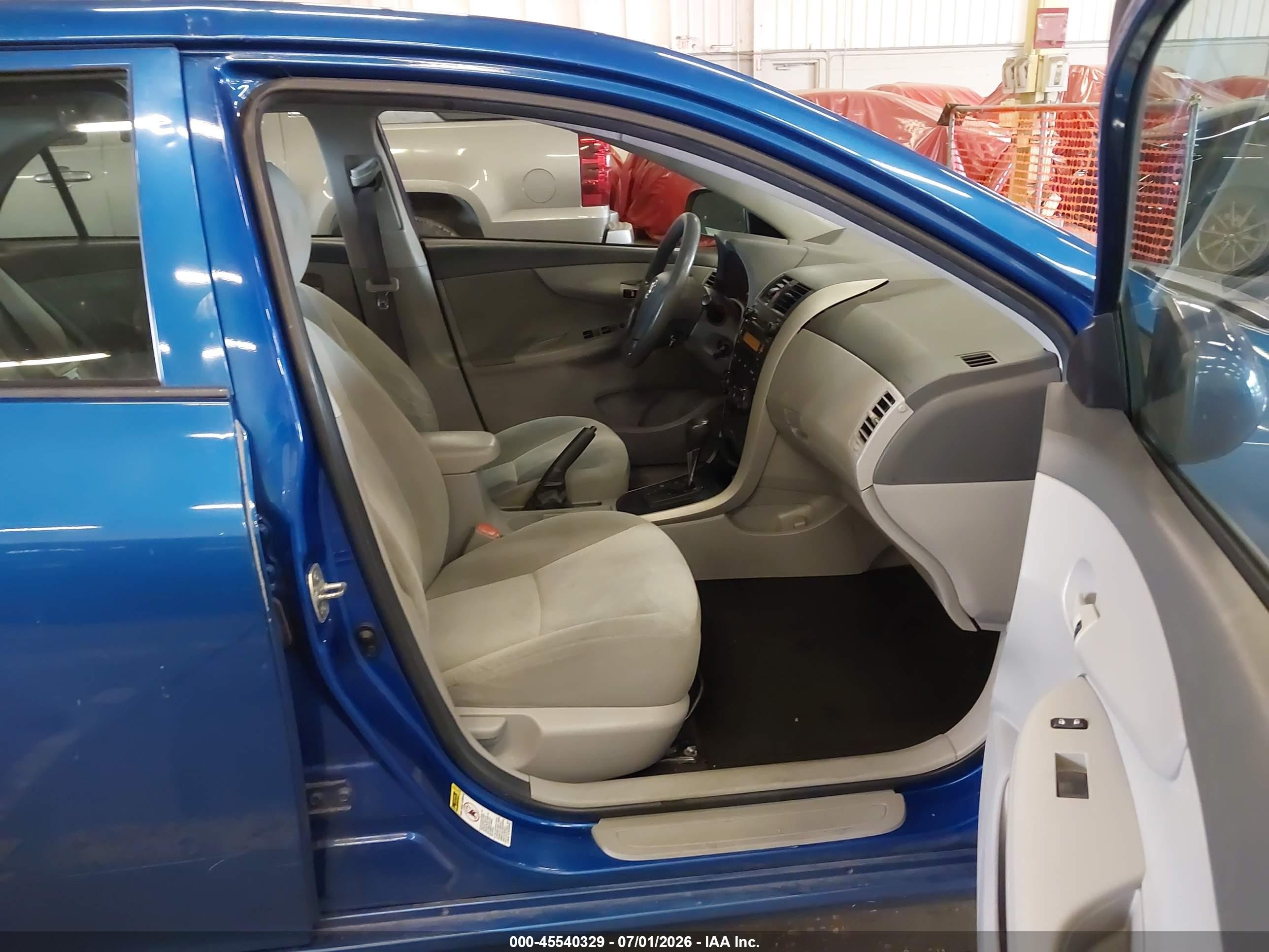2009 Toyota Corolla Le Blue vin: 1NXBU40E99Z120820