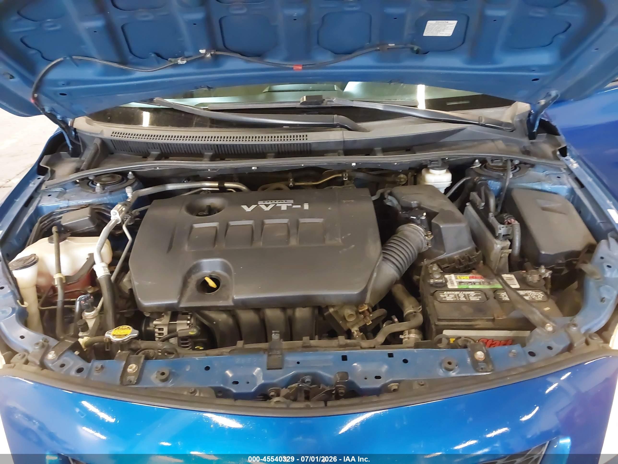 2009 Toyota Corolla Le Blue vin: 1NXBU40E99Z120820