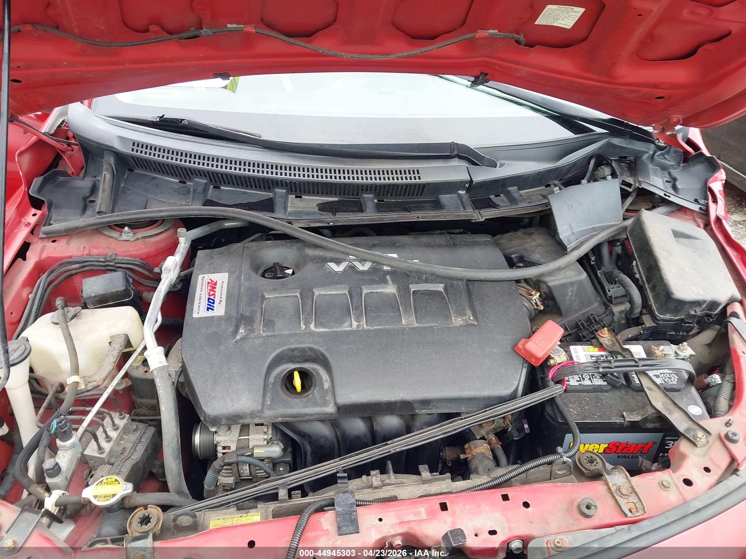 2009 Toyota Corolla S Red vin: 1NXBU40E99Z141263