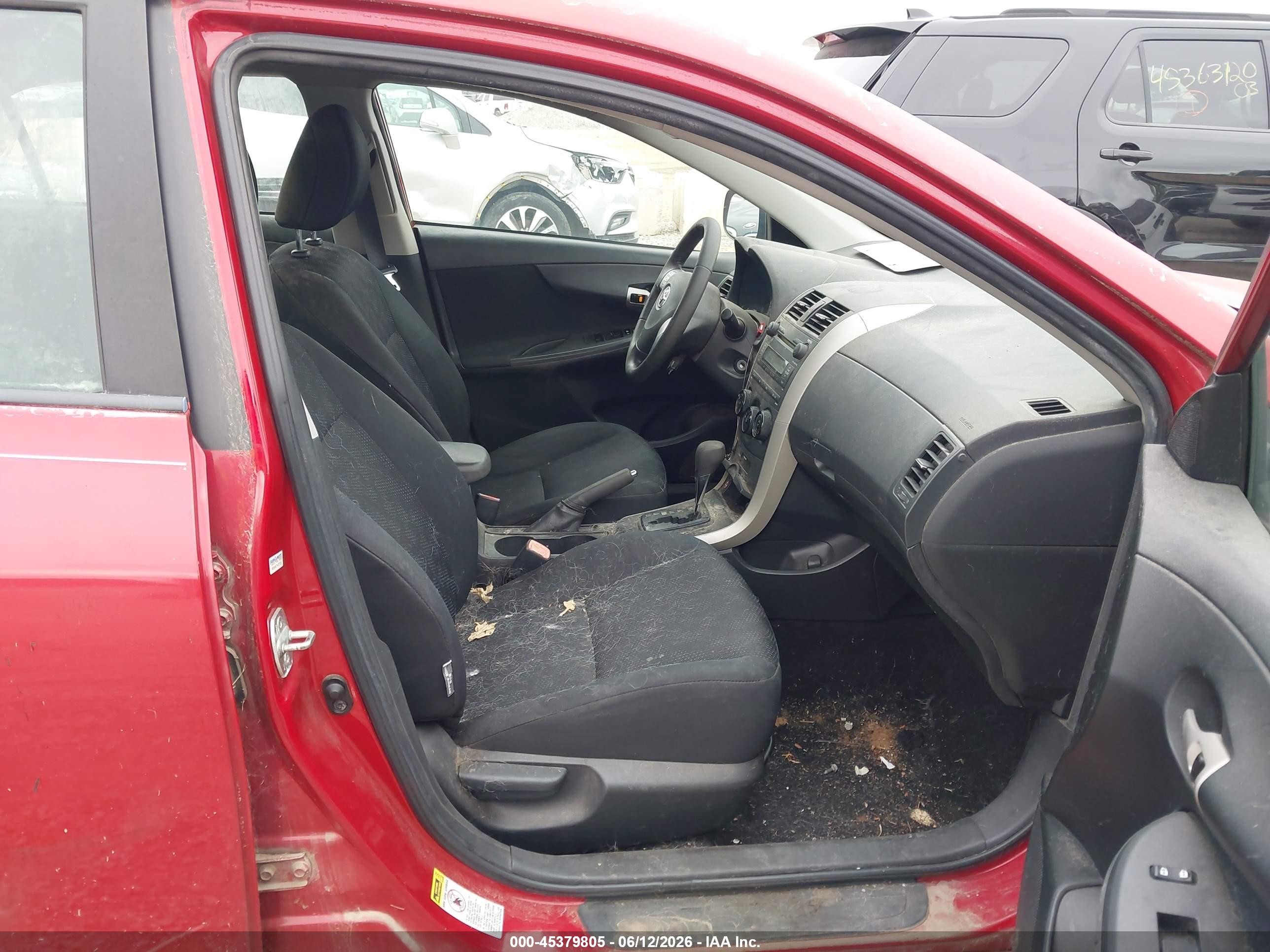 2009 Toyota Corolla S Red vin: 1NXBU40E99Z146902