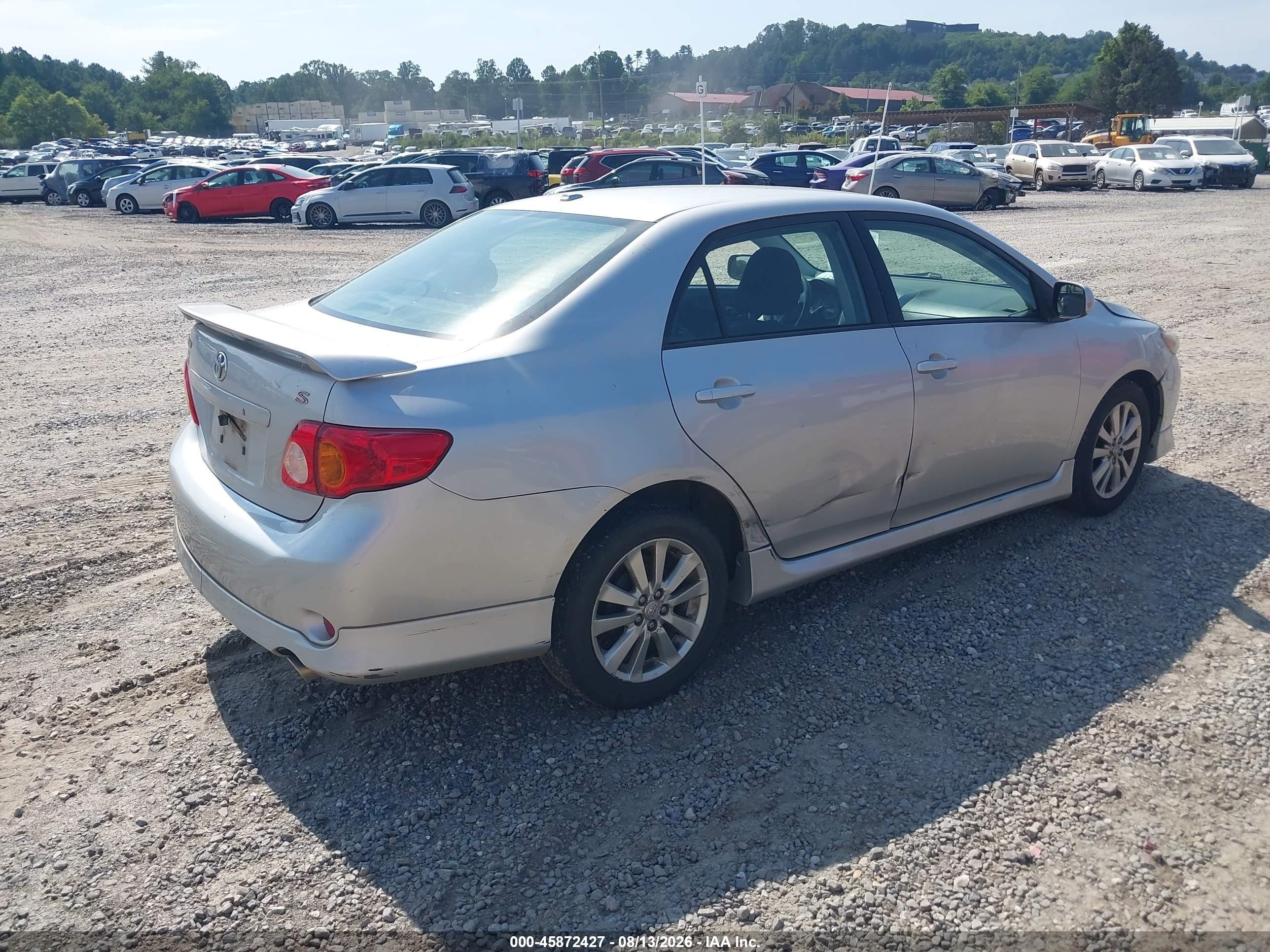2009 Toyota Corolla S Silver vin: 1NXBU40E99Z149833