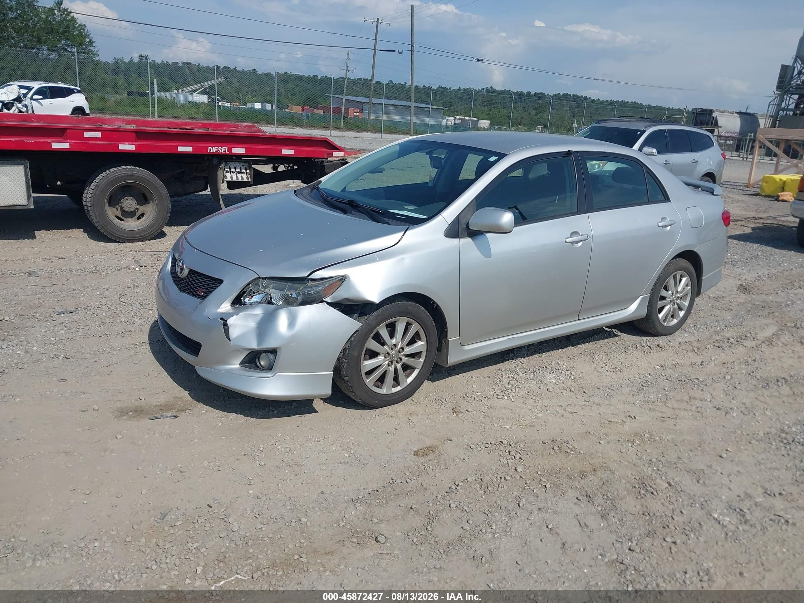 2009 Toyota Corolla S Silver vin: 1NXBU40E99Z149833