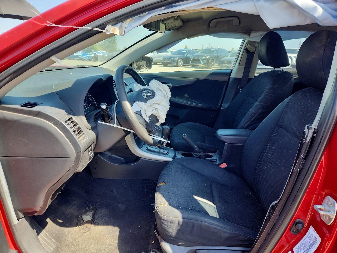 2009 Toyota Corolla Red vin: 1NXBU40EX9Z012254